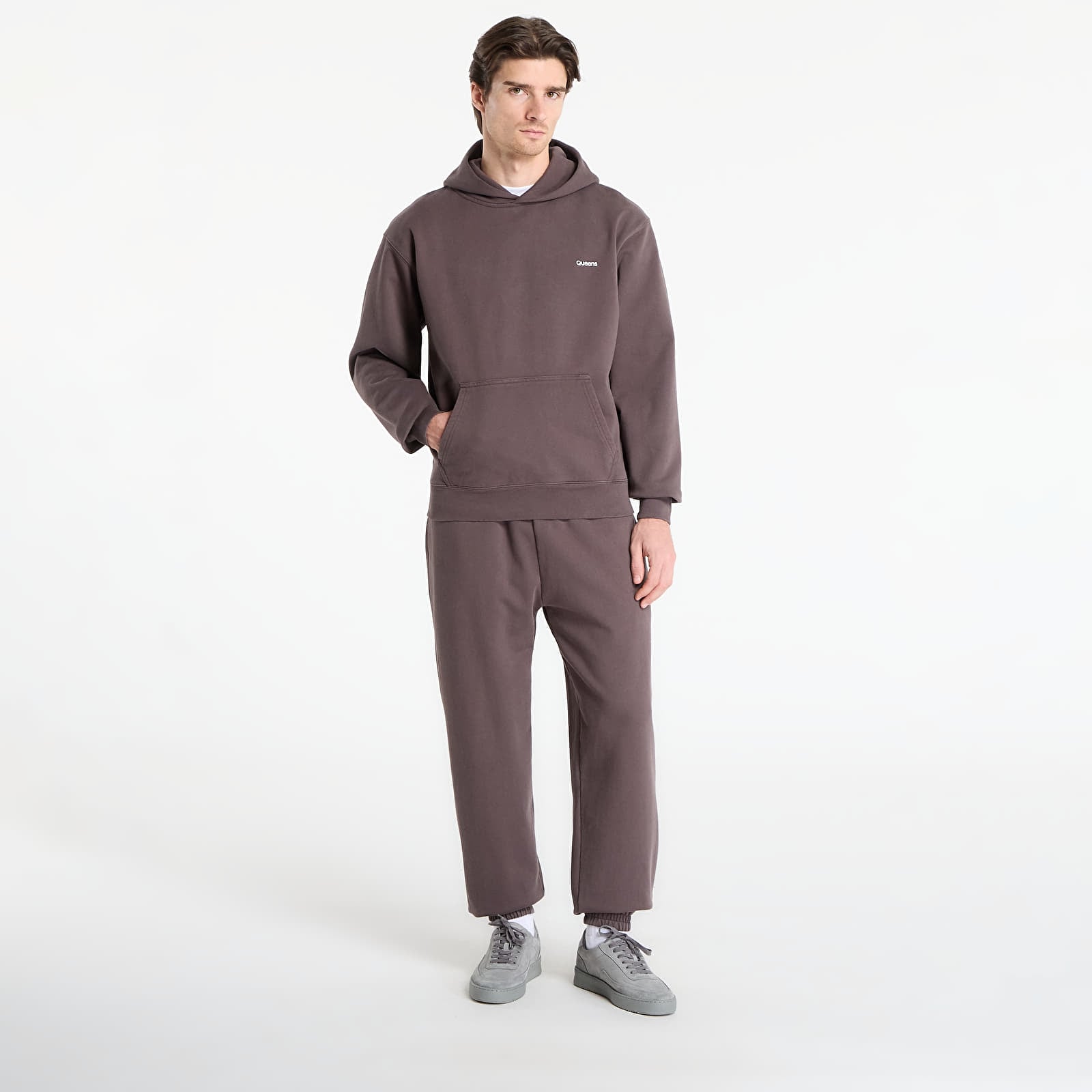 Φούτερ Queens Men's Sweats Essential Hoodie Mauve