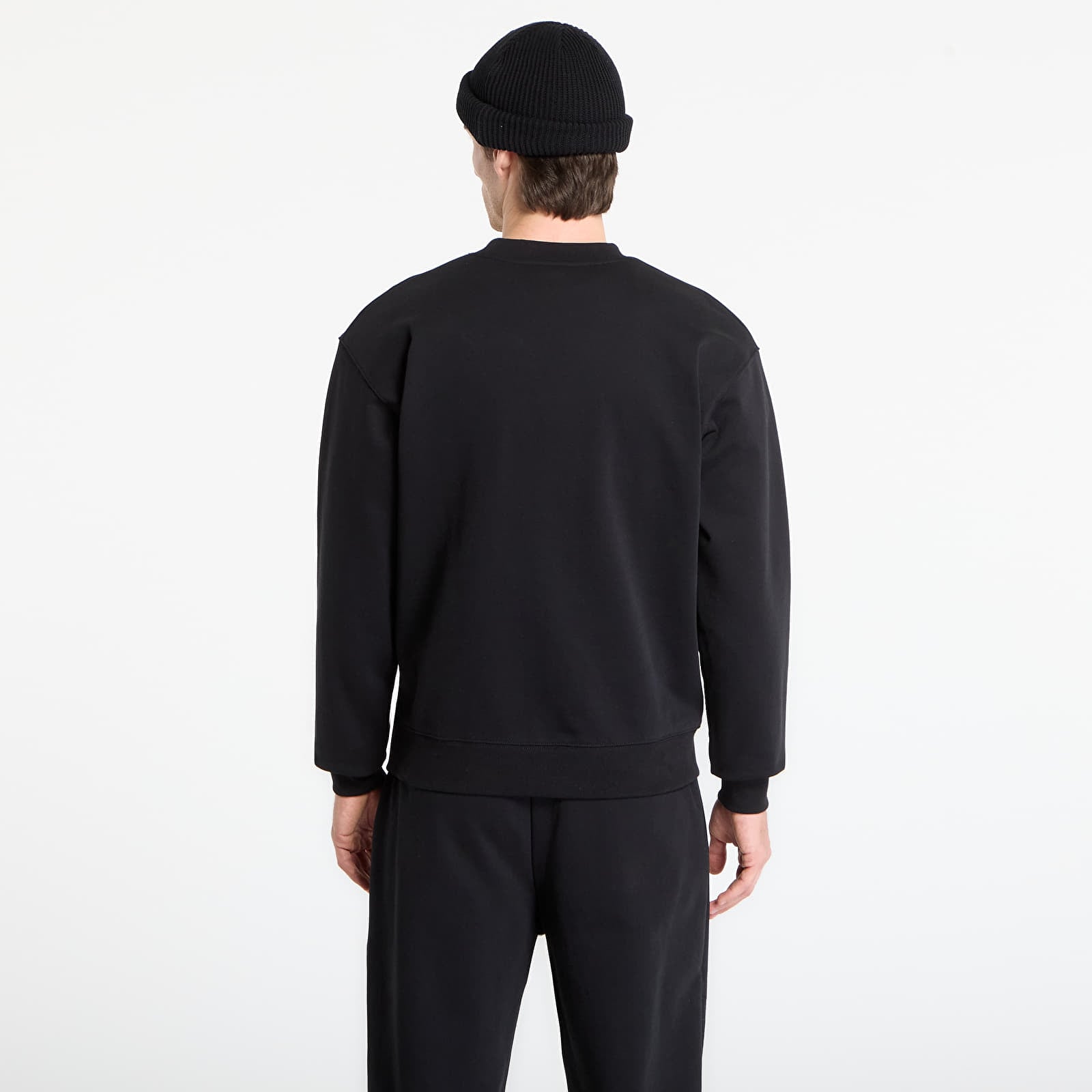 Felpe Queens Men's Sweats Essential Crewneck Black