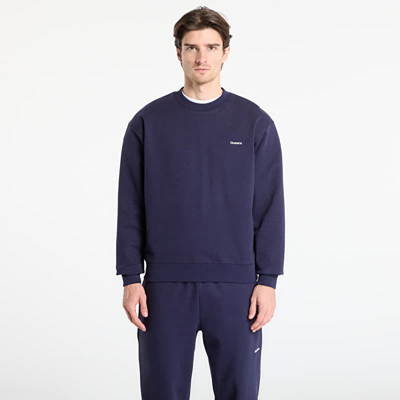 Sweatshirt Queens Men's Sweats Essential Crewneck Navy
