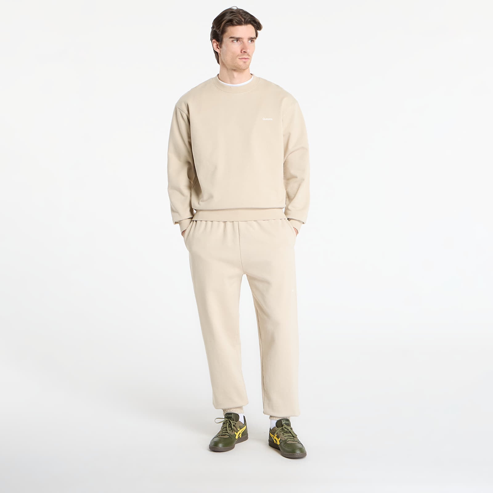 Trainingsbroeken Queens Men's Sweats Essential Sweatpants Sand
