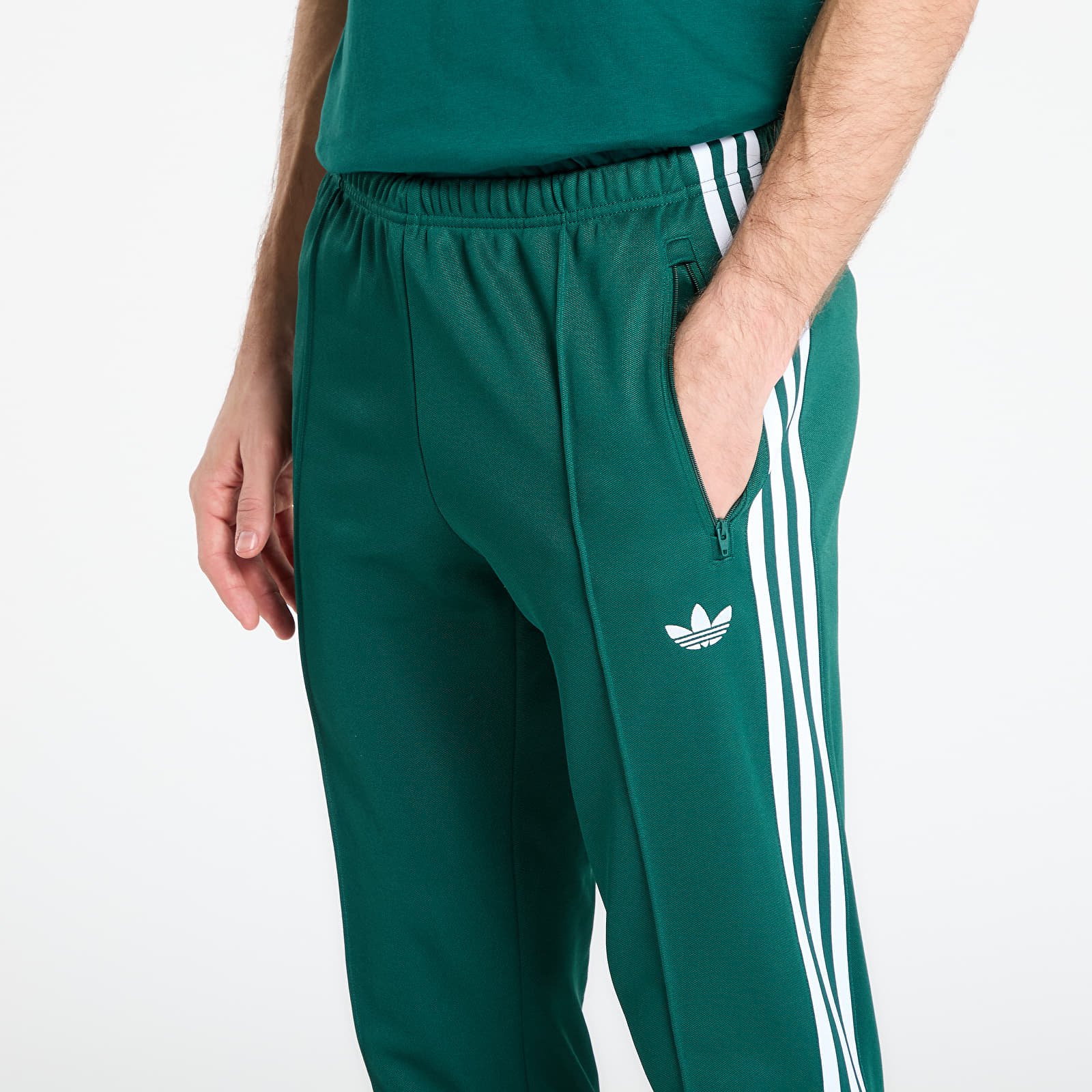 Спортивні штани adidas Beckenbauer Track Pants Collegiate Green/ White