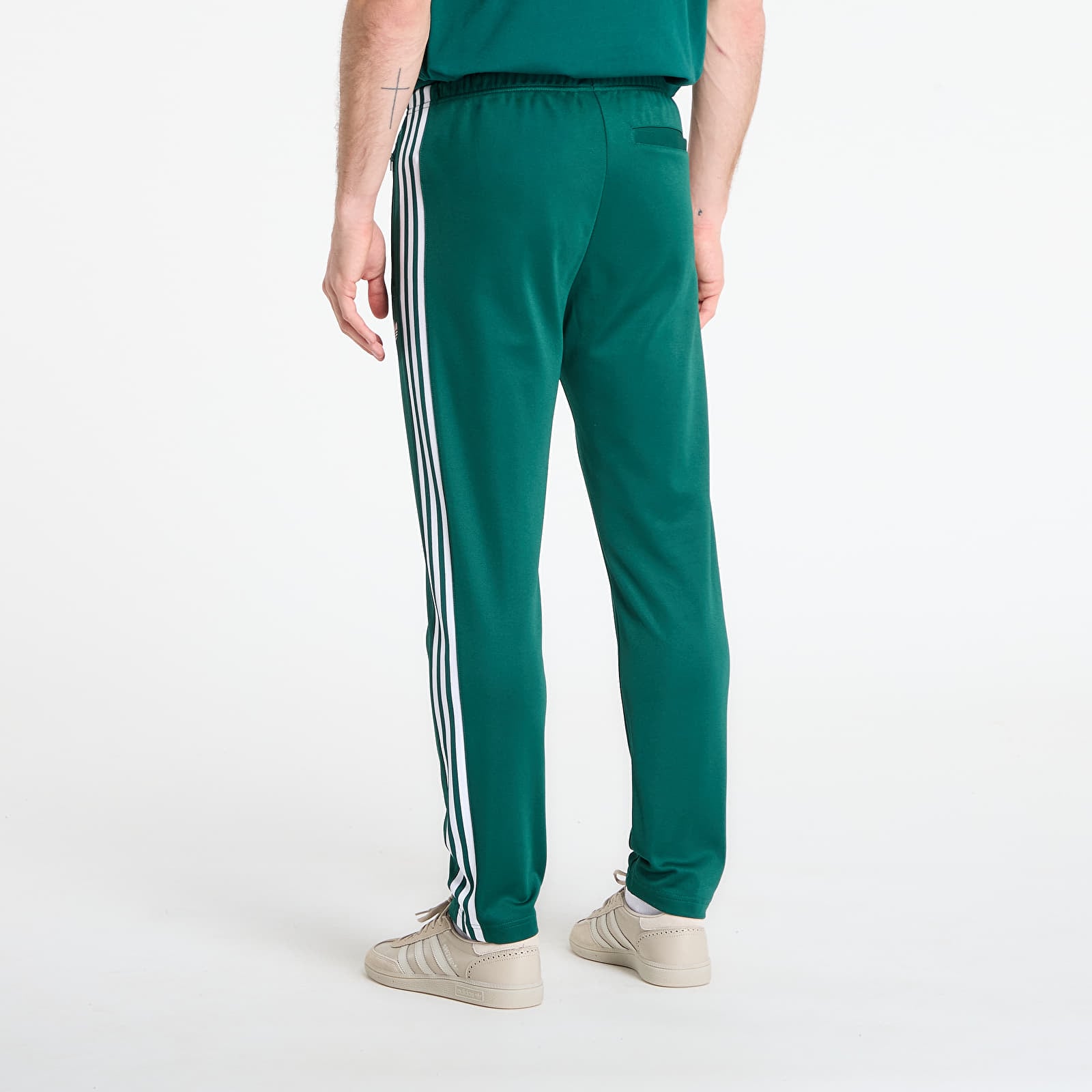 Спортивні штани adidas Beckenbauer Track Pants Collegiate Green/ White