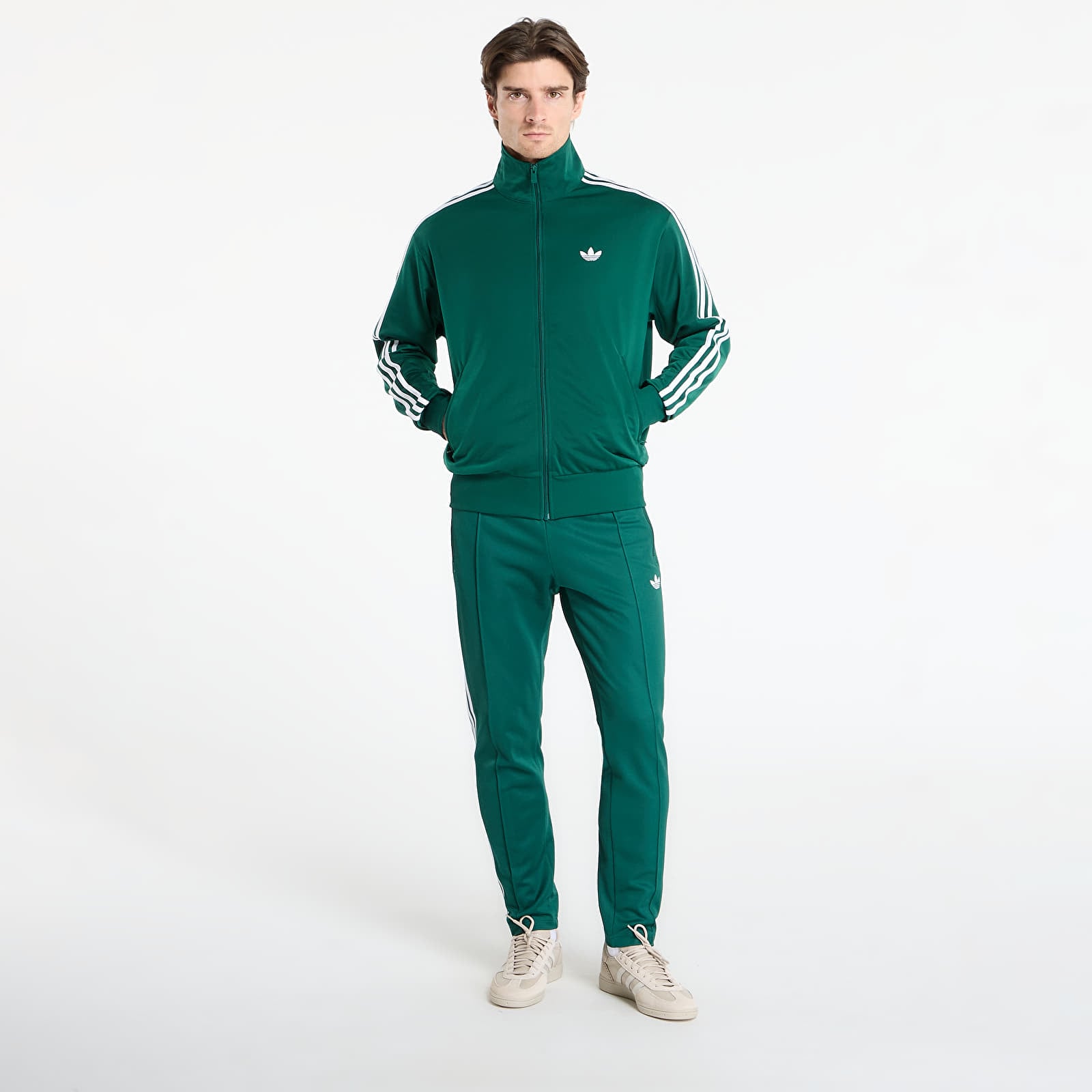 Kapuutsikud ja kampsunid adidas Firebird Tt Collegiate Green