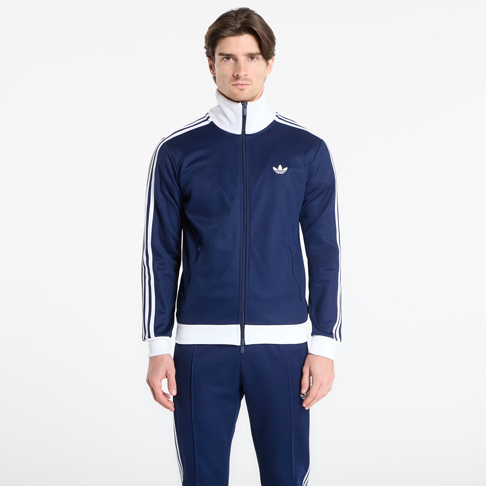 Mikiny adidas Classic Track Top Night Indigo