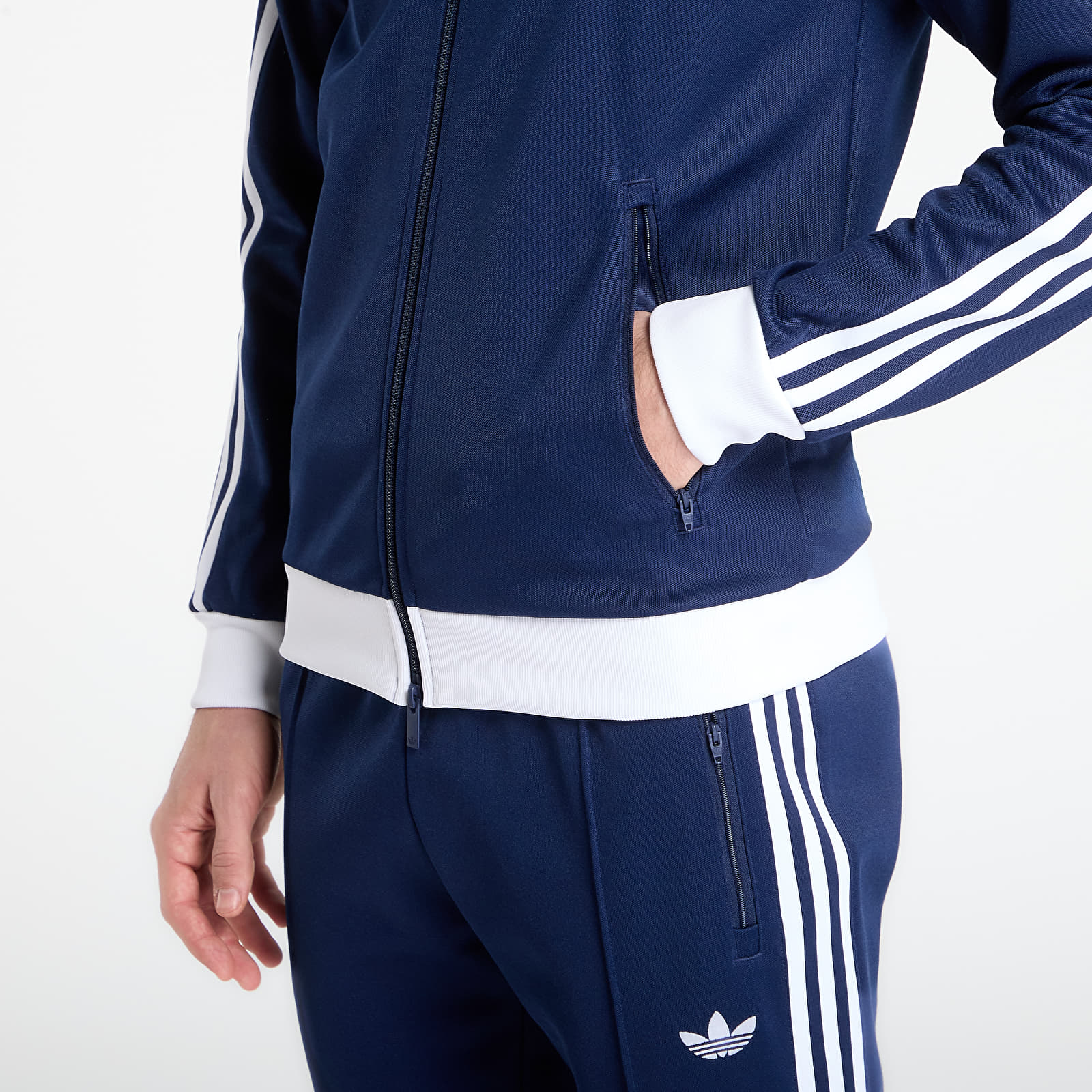 Mikiny adidas Classic Track Top Night Indigo