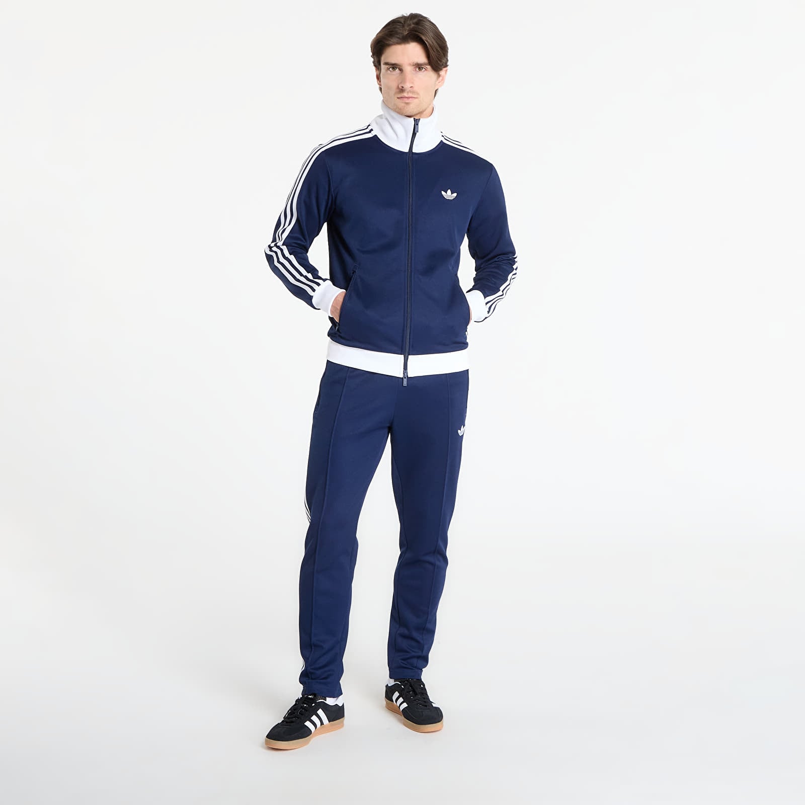 Mikiny adidas Classic Track Top Night Indigo