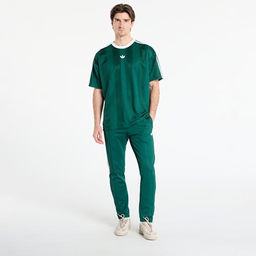 adidas Adicolor Jacquard Jersey Collegiate Green | Queens