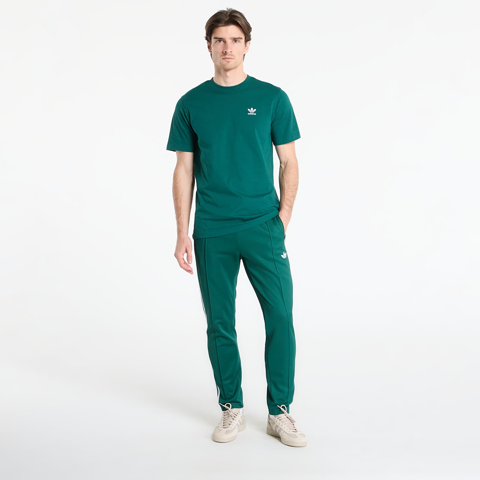 T-Shirts adidas Trefoil Ess Tee Collegiate Green