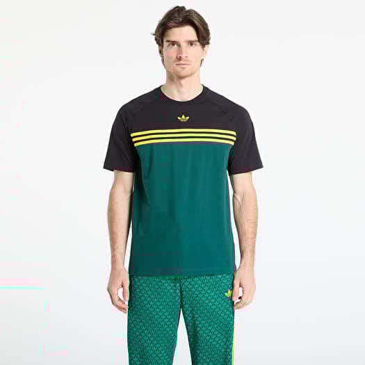 Maglietta adidas Chest Stripes T-Shirt Collegiate Green