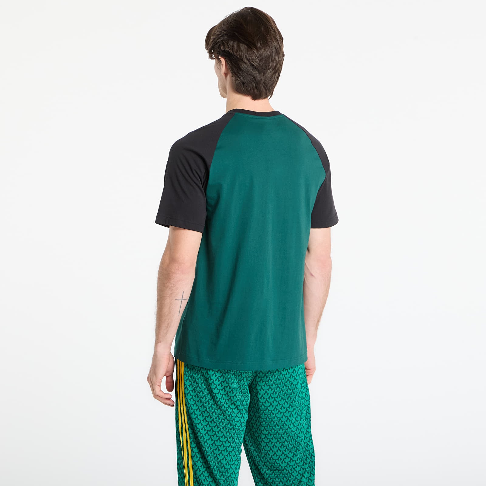 T-Shirts adidas Chest Stripes T-Shirt Collegiate Green