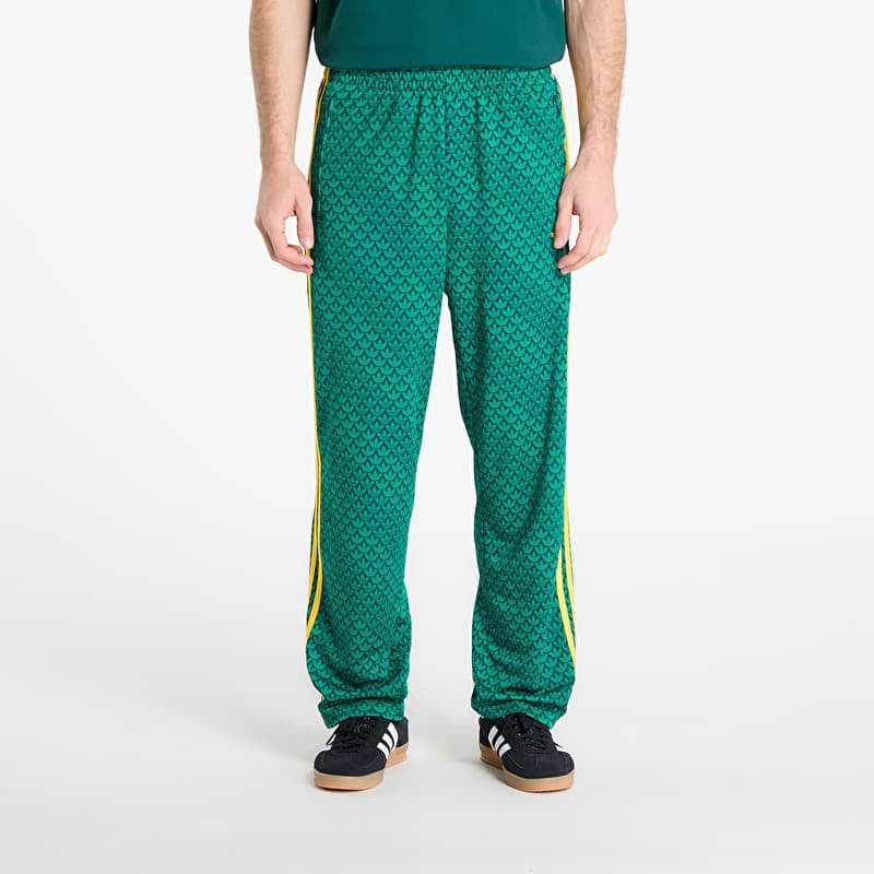 Sweatpants adidas Firebird Loose Monogram Track Tracksuit Bottoms Collegiate Green