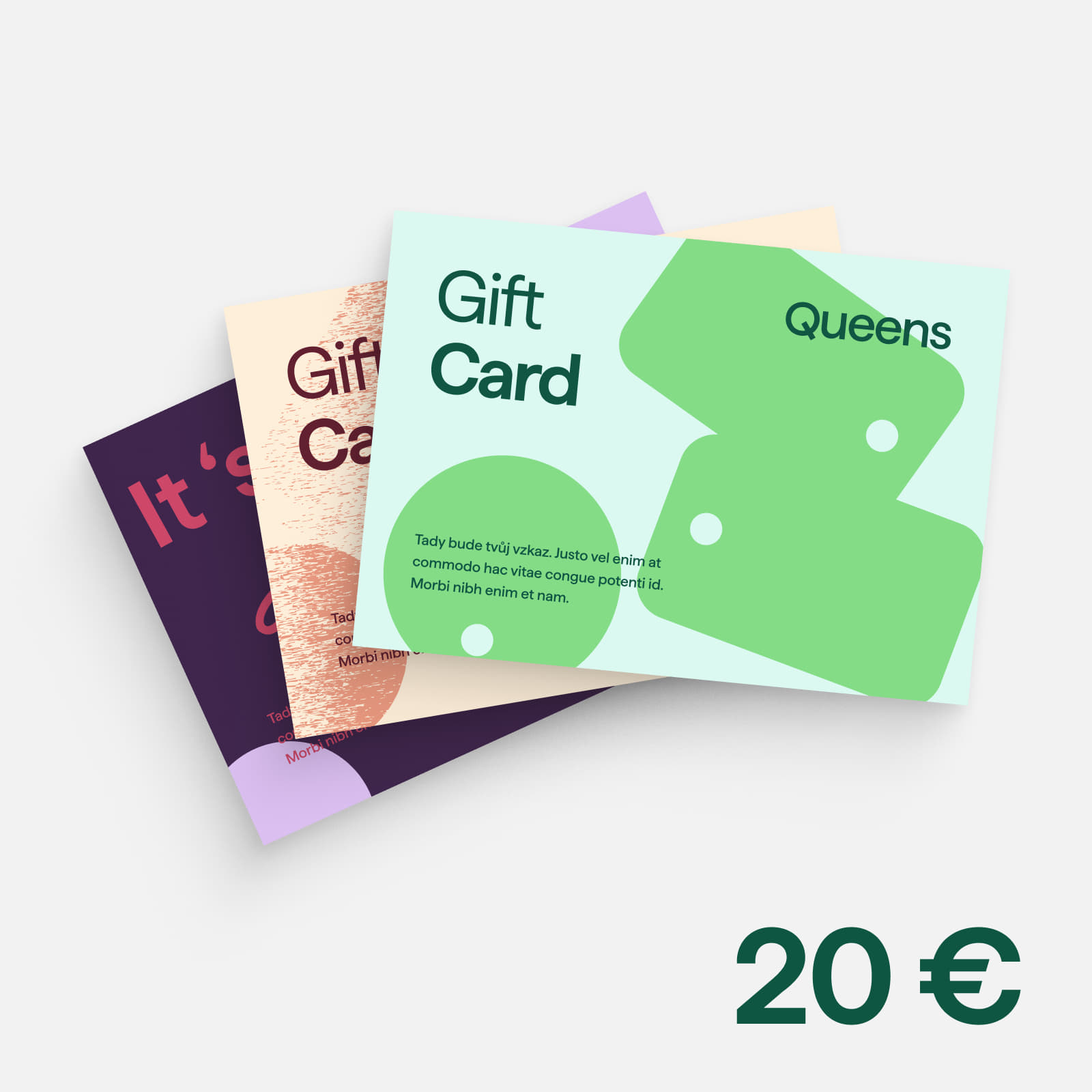 Gift vouchers Digital voucher in the amount of 20