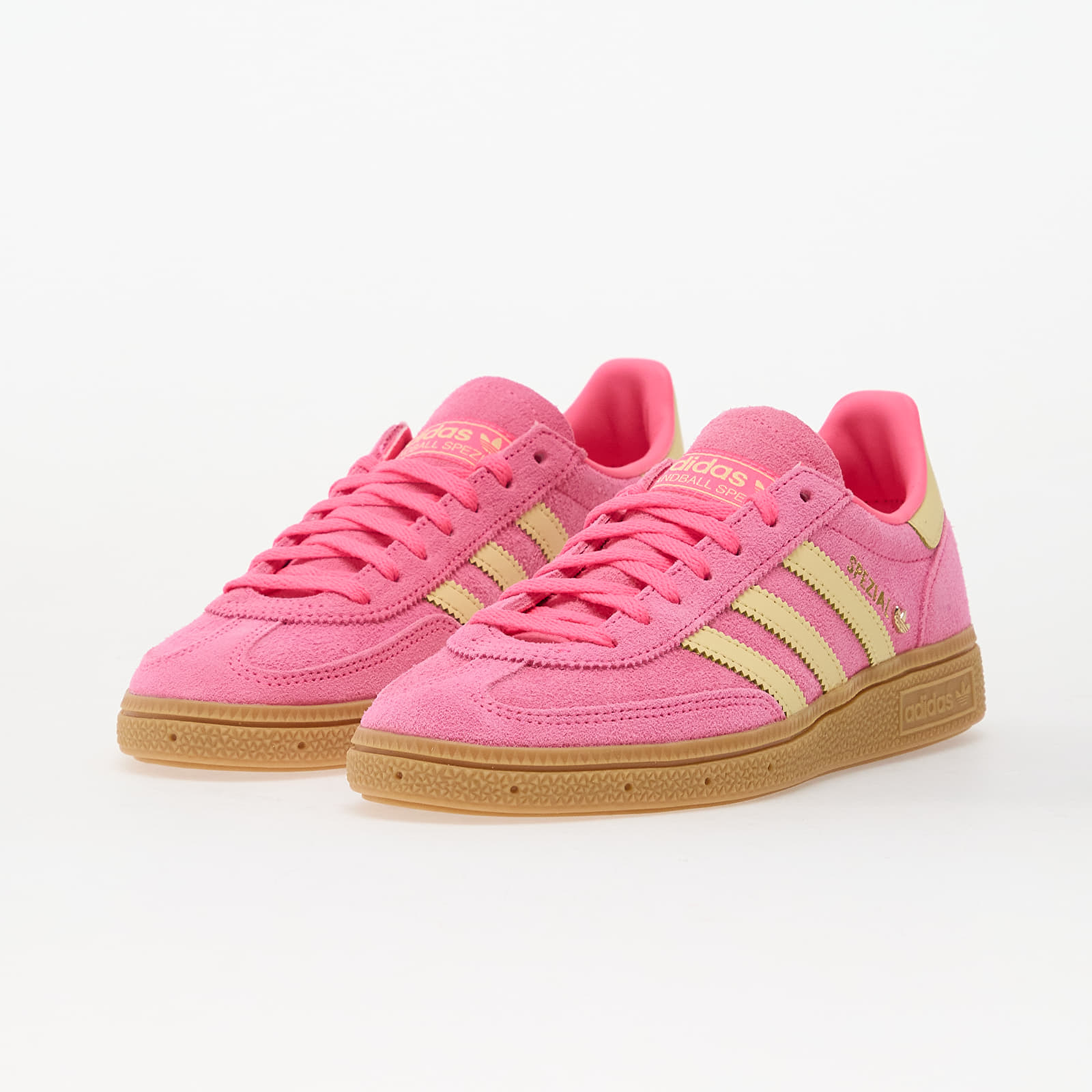 Naiste tossud ja kingad adidas Handball Spezial W Lucid Pink/ Almost Yellow/ Gold Metallic