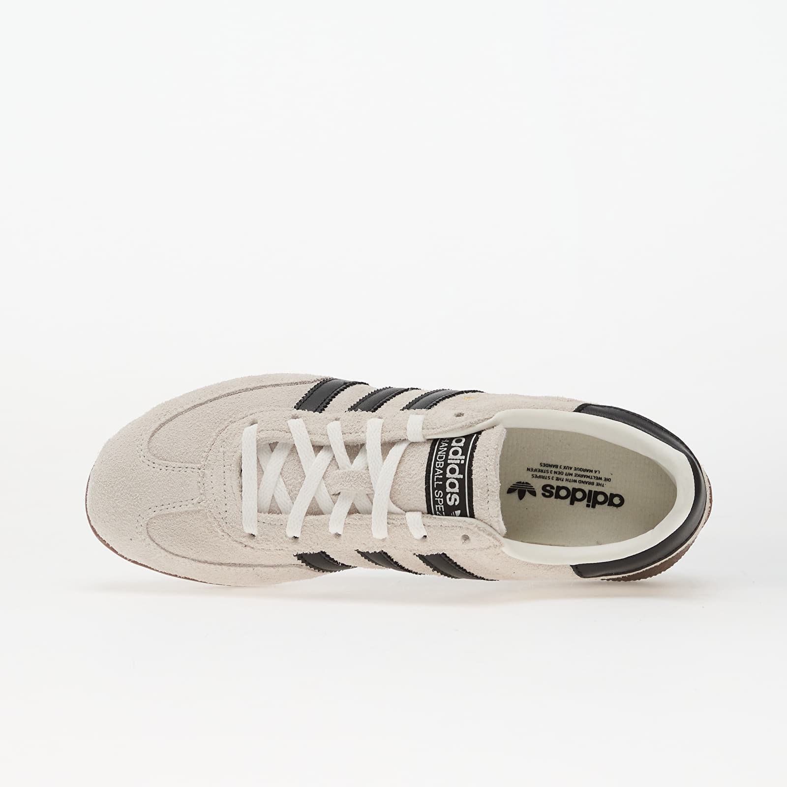 Dámske topánky a tenisky adidas Handball Spezial Lo Pro W Core White/ Core Black/ Gold Metallic