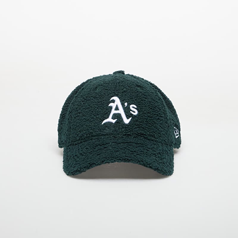 Cap New Era 9FORTY MLB Oakland Athletics Winter Borg Dark Green/ Optic White