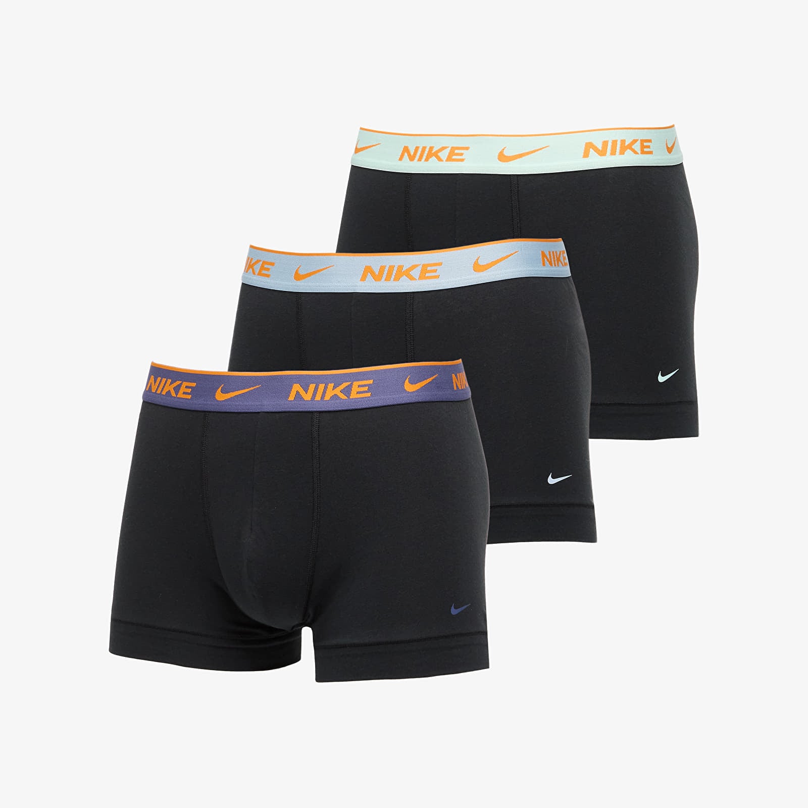 Boxeri pentru bărbați Nike Trunk 3-Pack Black