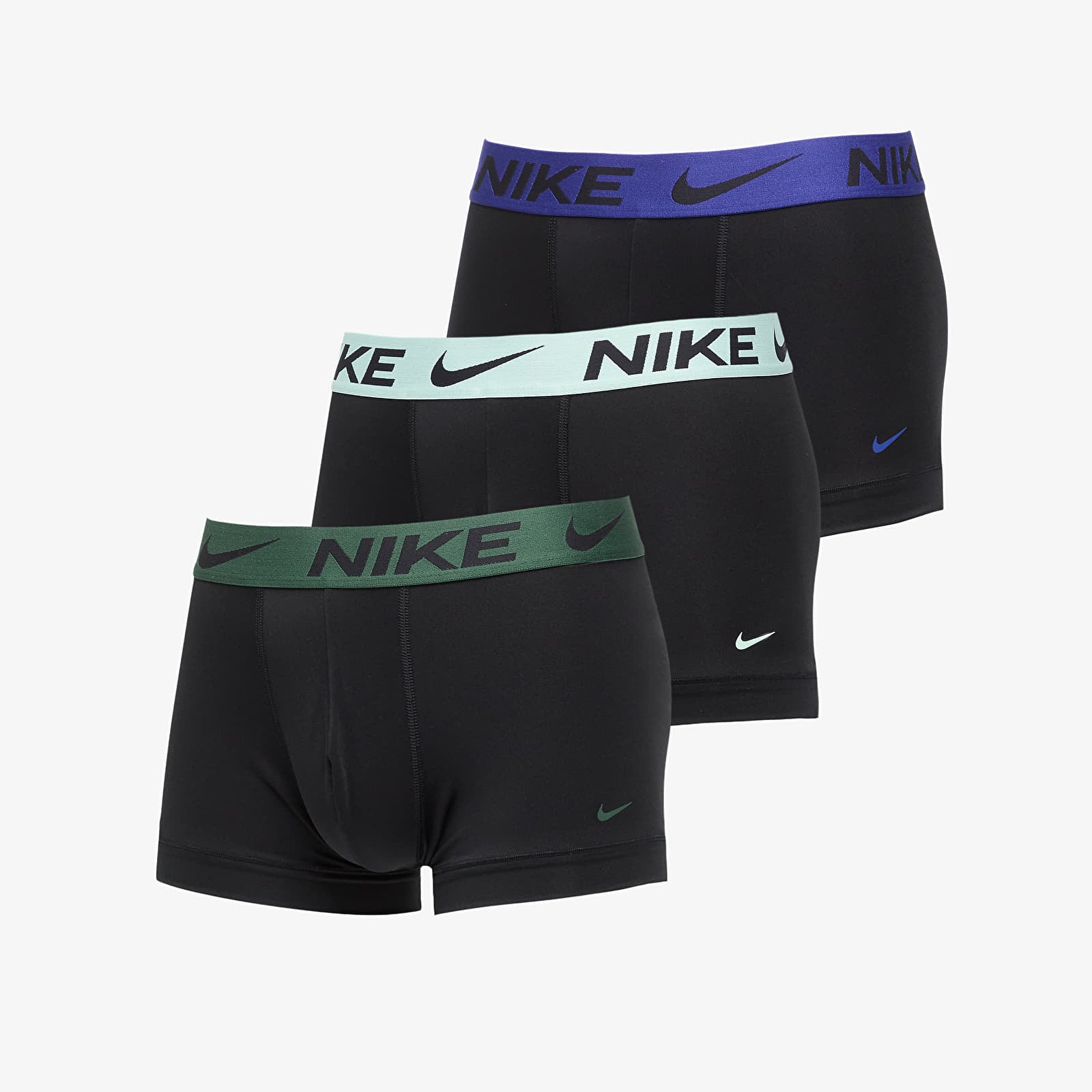 Boxeri pentru bărbați Nike Dri-FIT Essential Micro Trunk 3-Pack Black