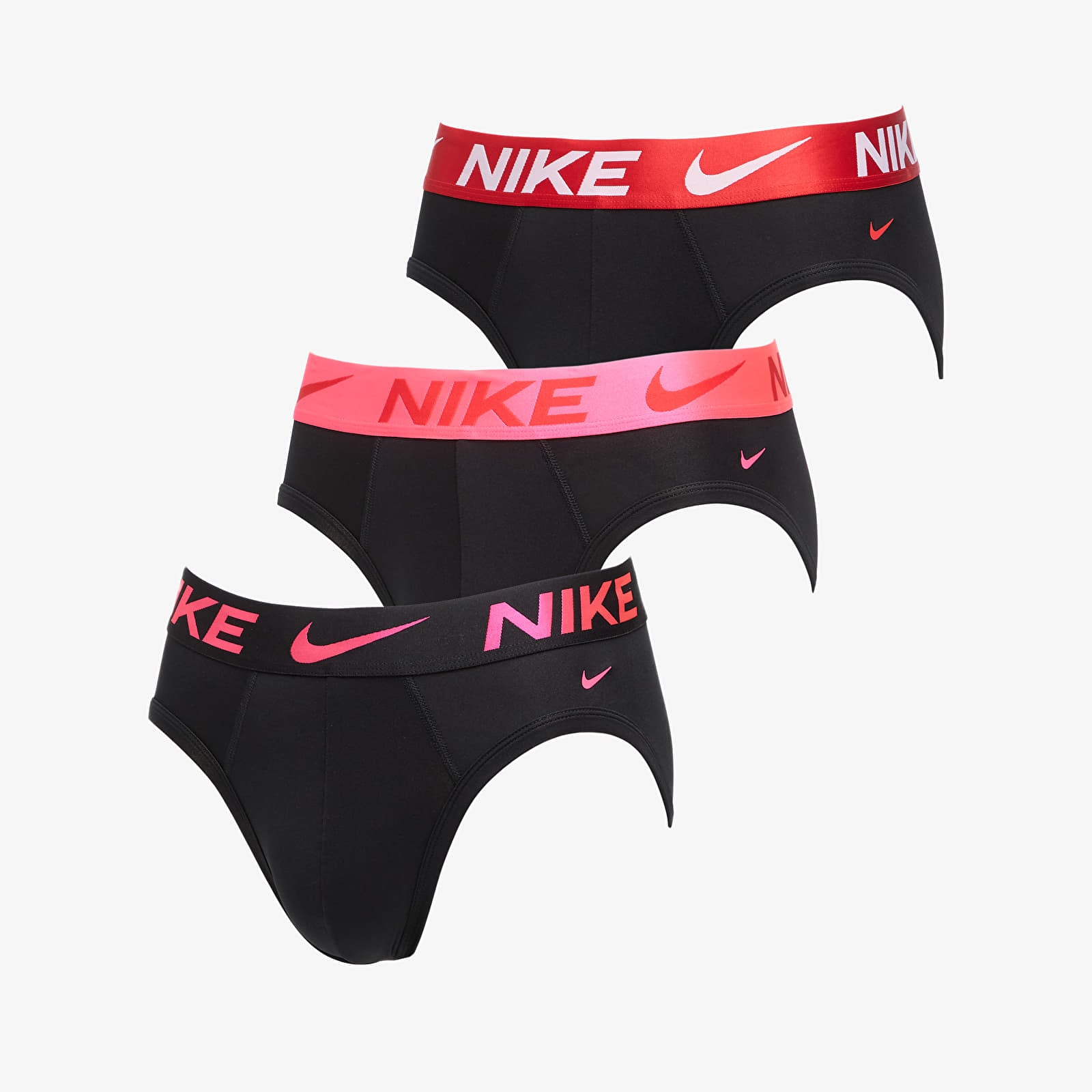 Boxeri pentru bărbați Nike Hip Brief 3-Pack Black