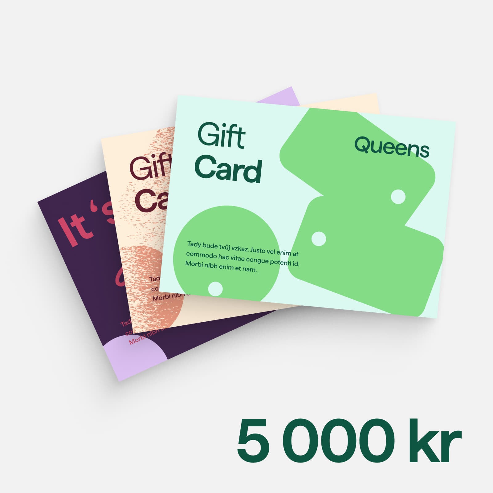Presentkort Digital värdecheck värd 5000 kr