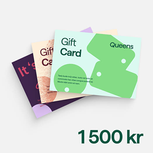 Digital voucher til en værdi af 1500 kr