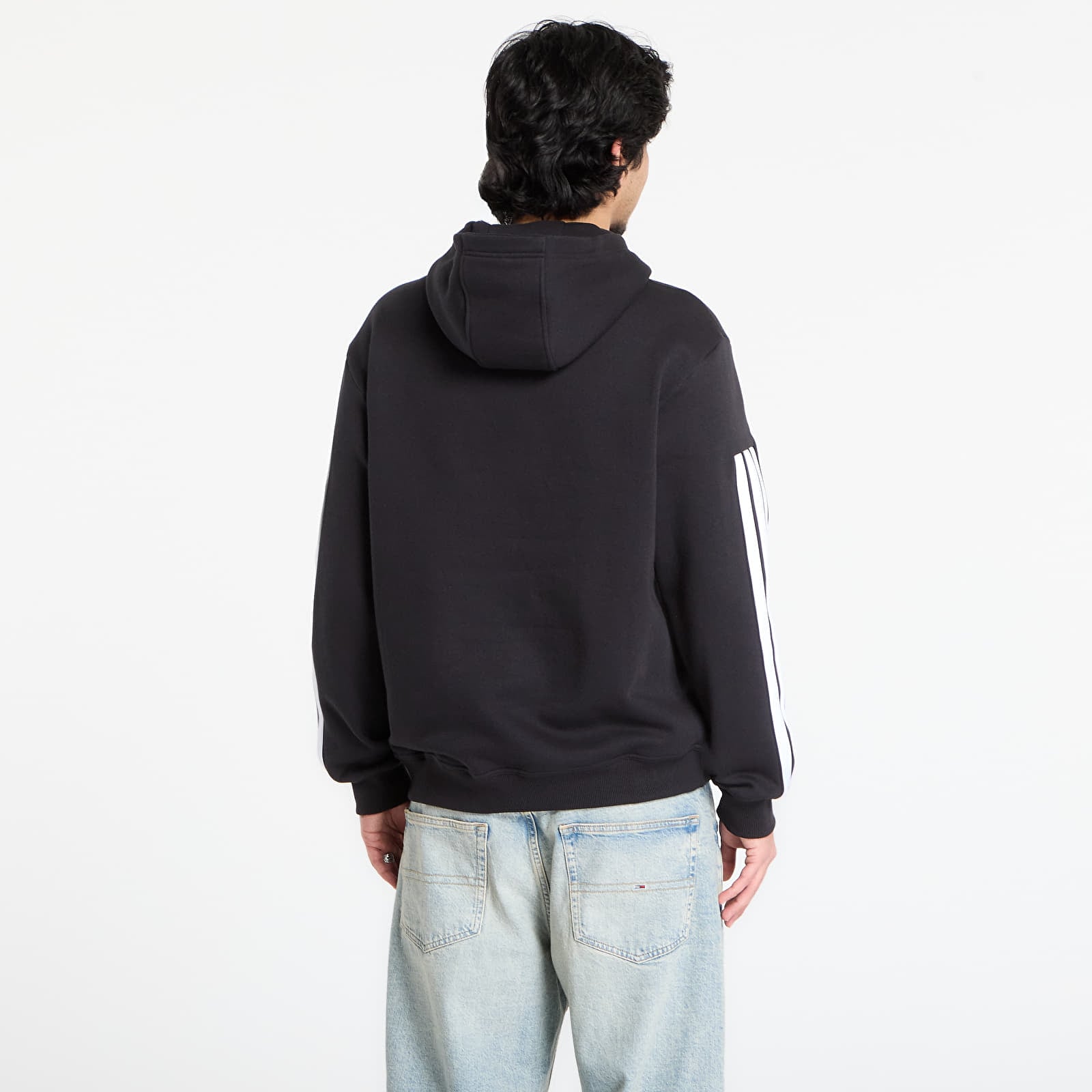 Puloverji   adidas M Tiro Fl Hdy Black/ White