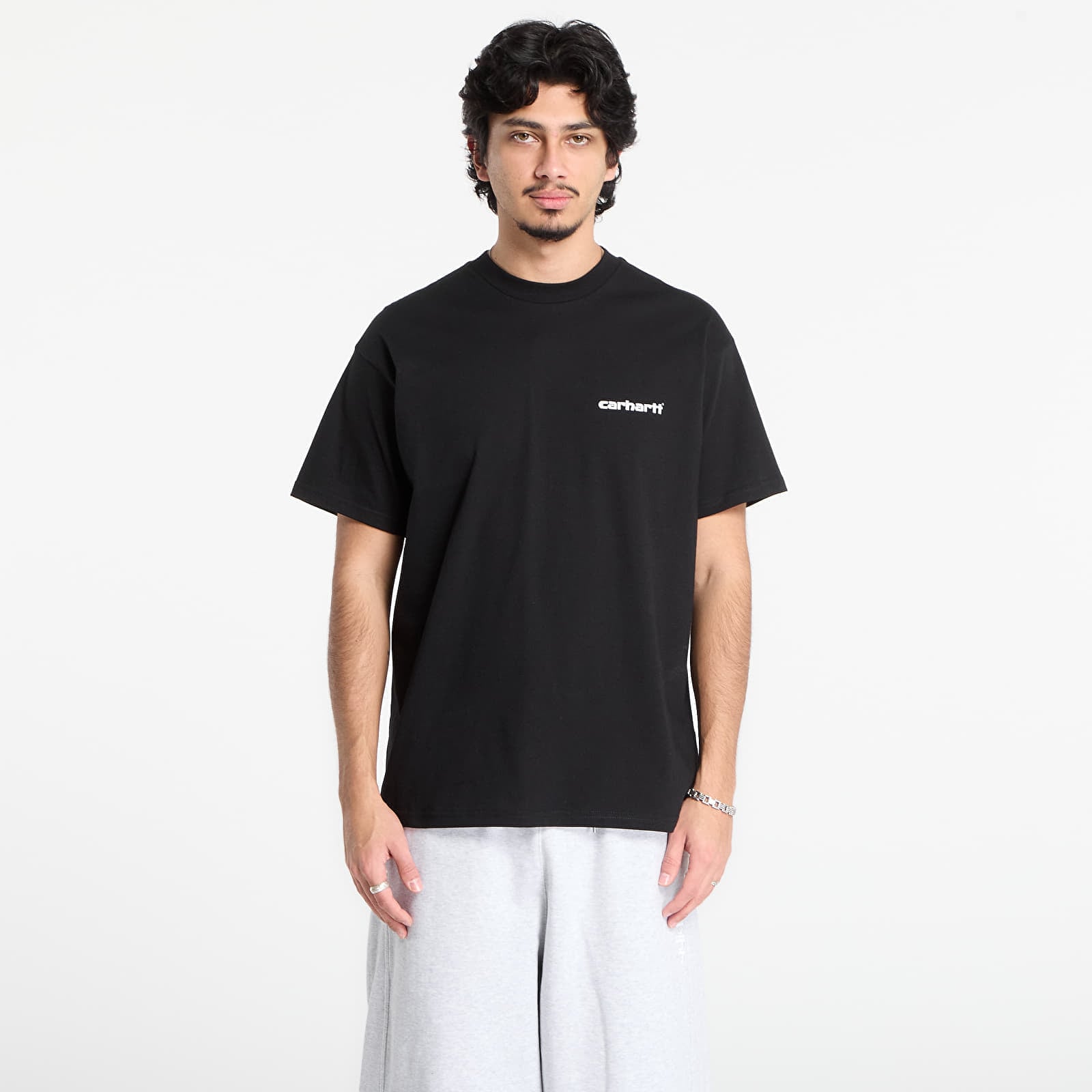 Tricou Carhartt WIP S/S Archive Lines T-Shirt UNISEX Black XL