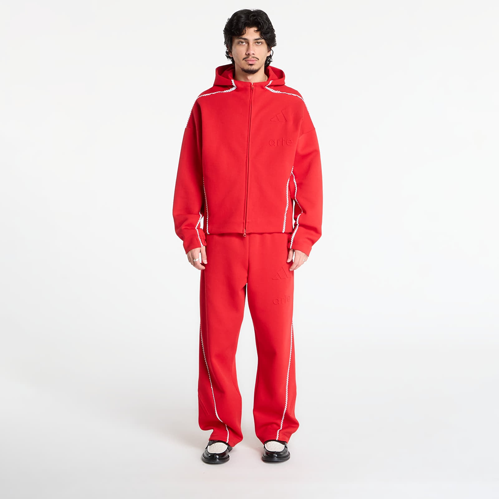 Pánske nohavice adidas Arte Zne Pant Better Scarlet/ White