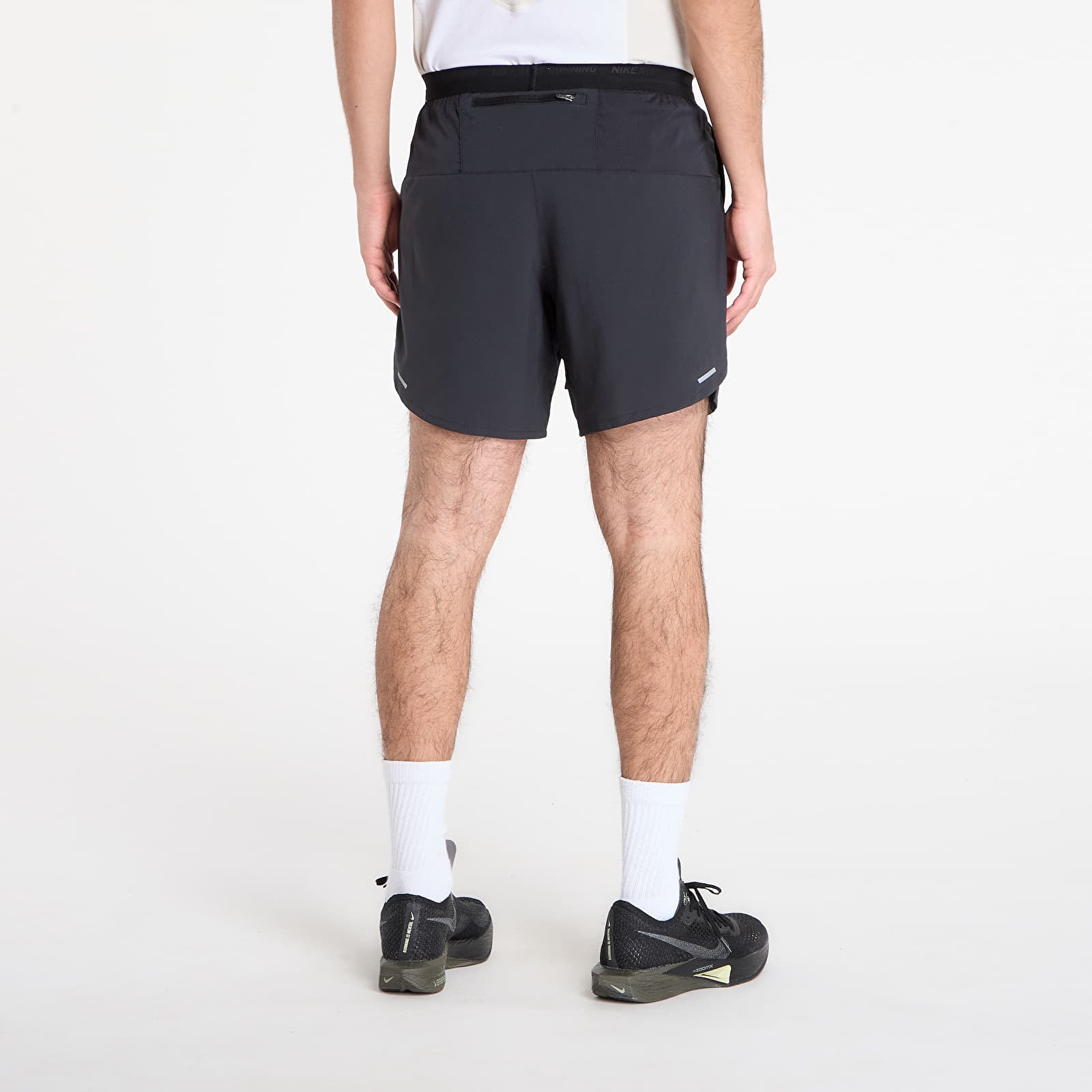 Vīriešu šorti Nike Stride Men's Dri-FIT 7" 2-in-1 Running Shorts Black/ Black/ Black/ Reflective Silv