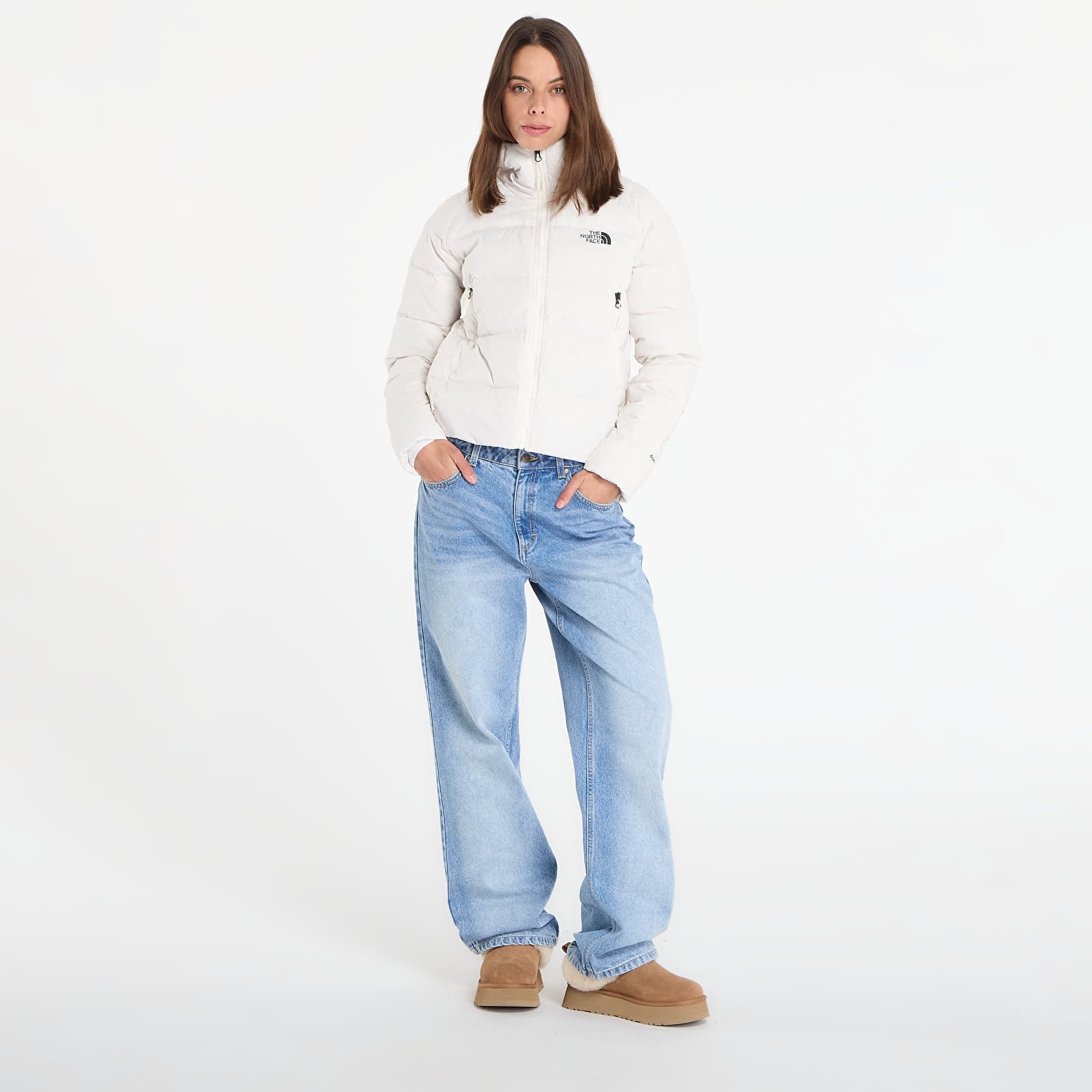 Jacken The North Face Hyalite Down Hoodie White Dune