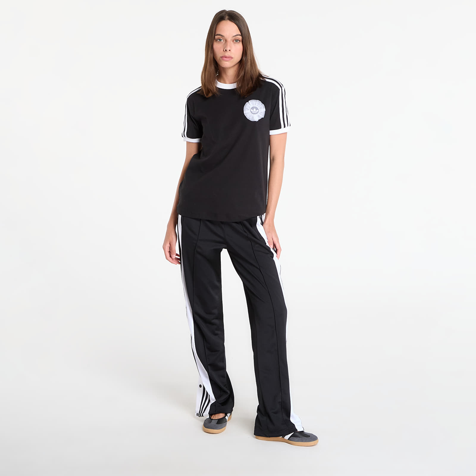 Pólók adidas Branding Ss Tee Black