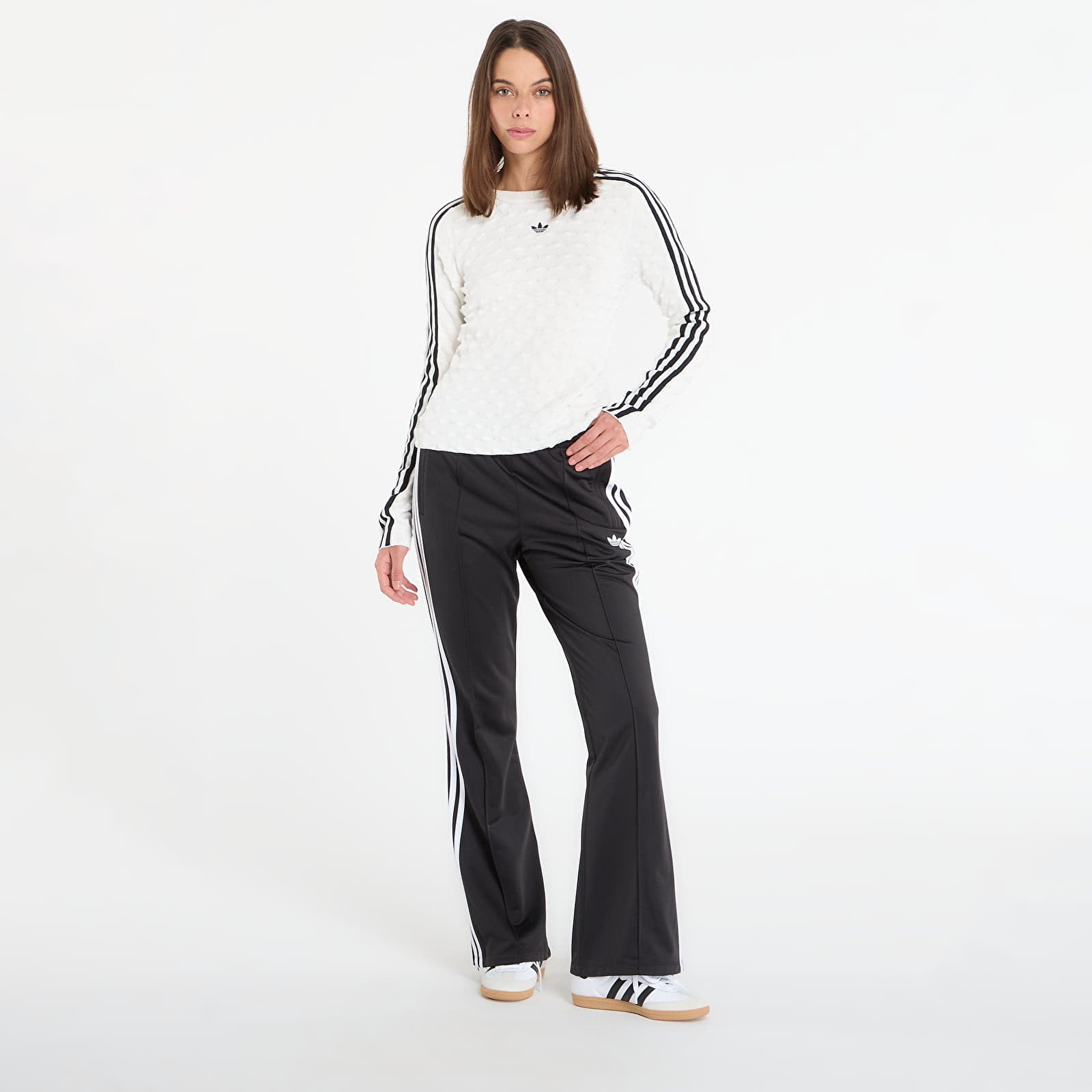 Tričká adidas Slim Ls Tee White