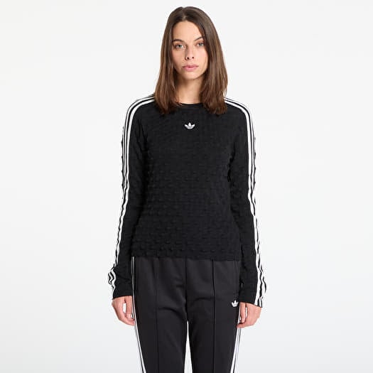 Póló adidas Slim Ls Tee Black