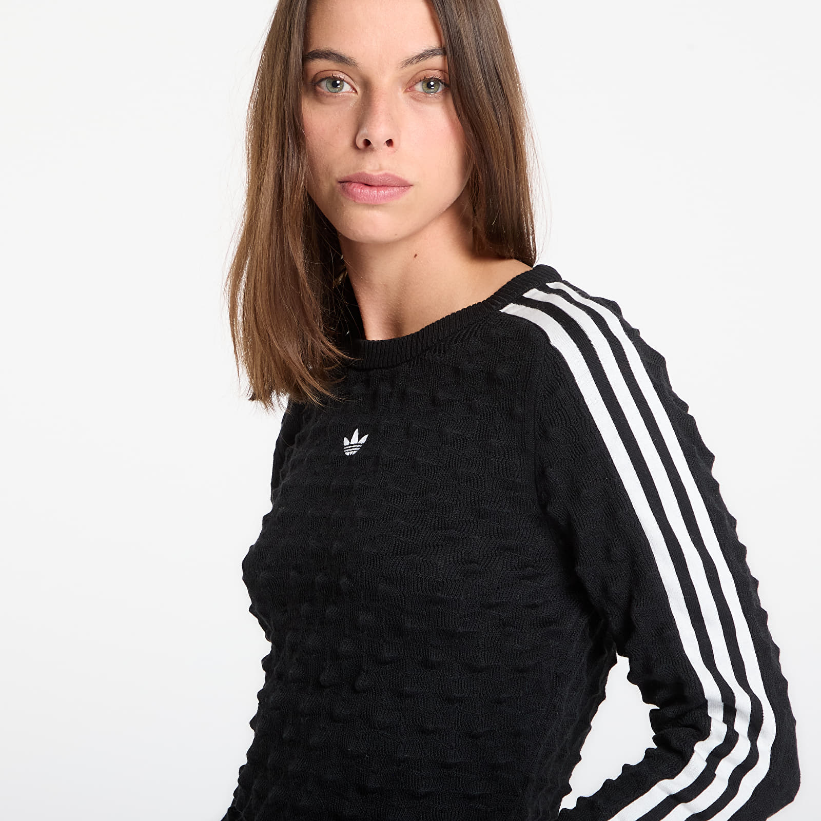 Tričká adidas Slim Ls Tee Black