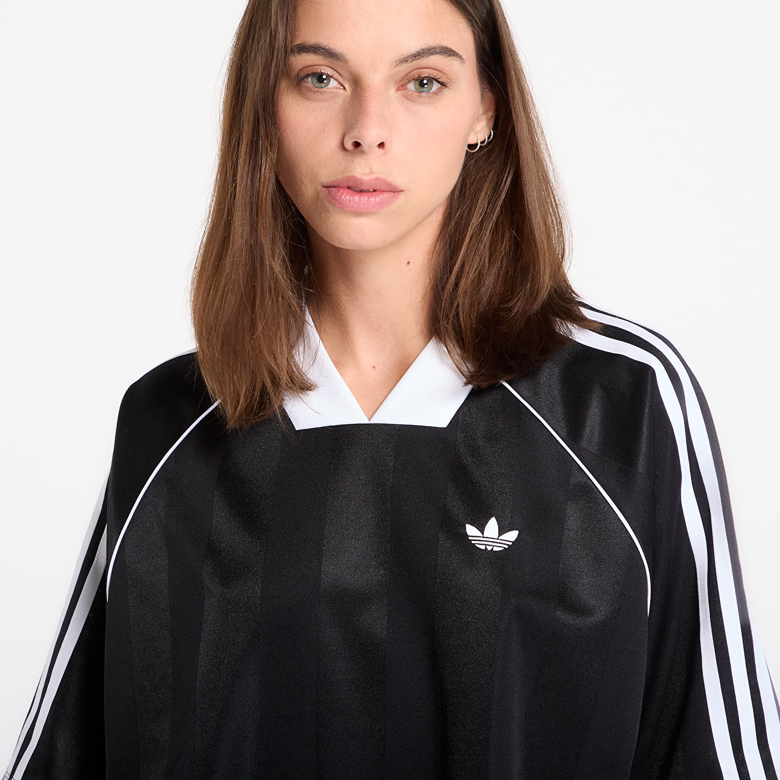 Pólók adidas 3S Jaquard Tee Black
