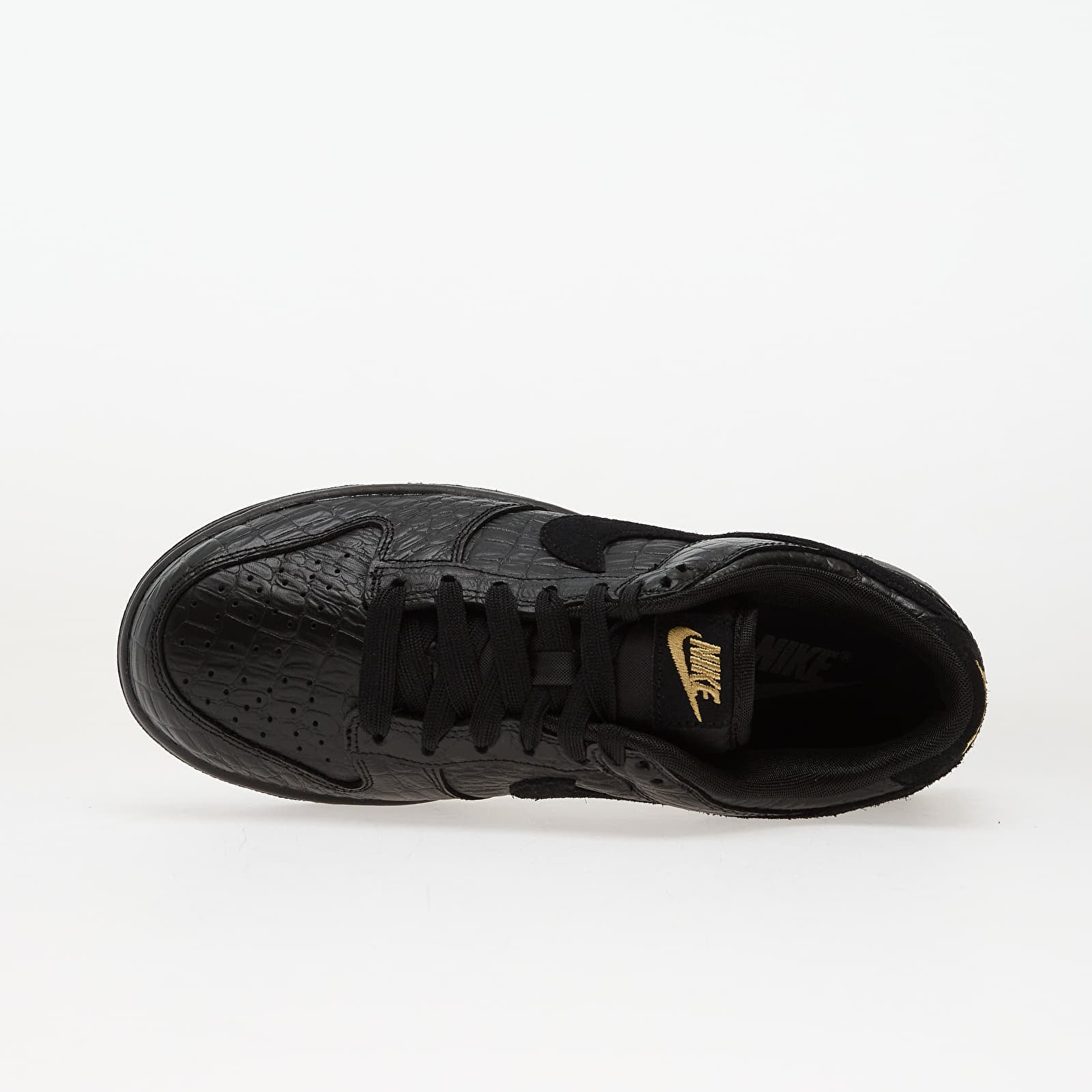 Sneakers und Schuhe für Frauen Nike Dunk Low Black/ Black-Metallic Gold-Off Noir
