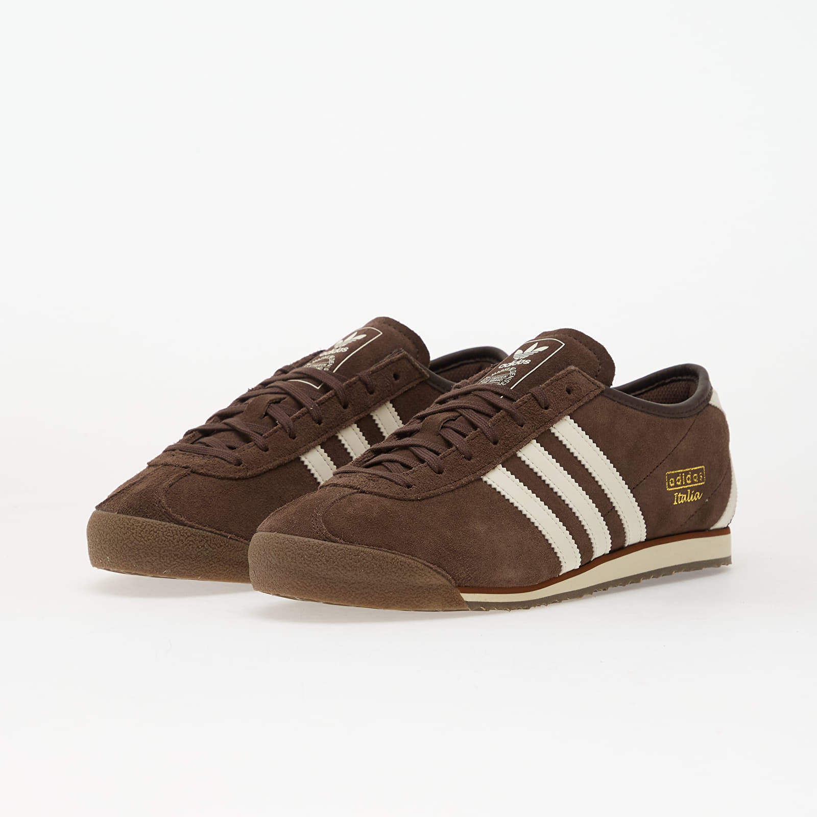 Pánske tenisky a topánky adidas Italia 70S Brown/ Off White/ Gum5