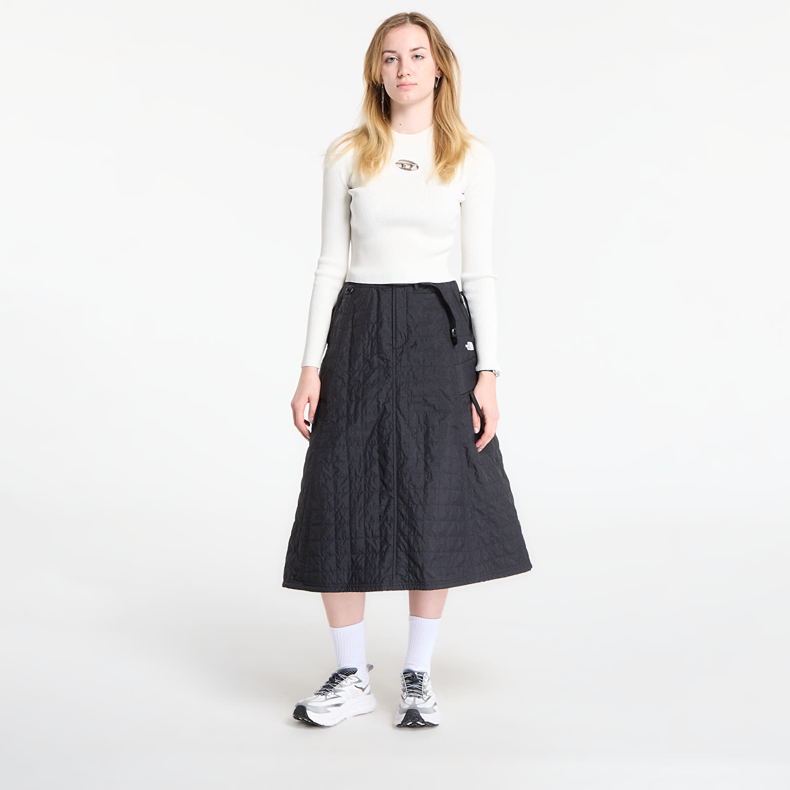 Sieviešu svārki The North Face Quilted Volume Skirt - Ap TNF Black