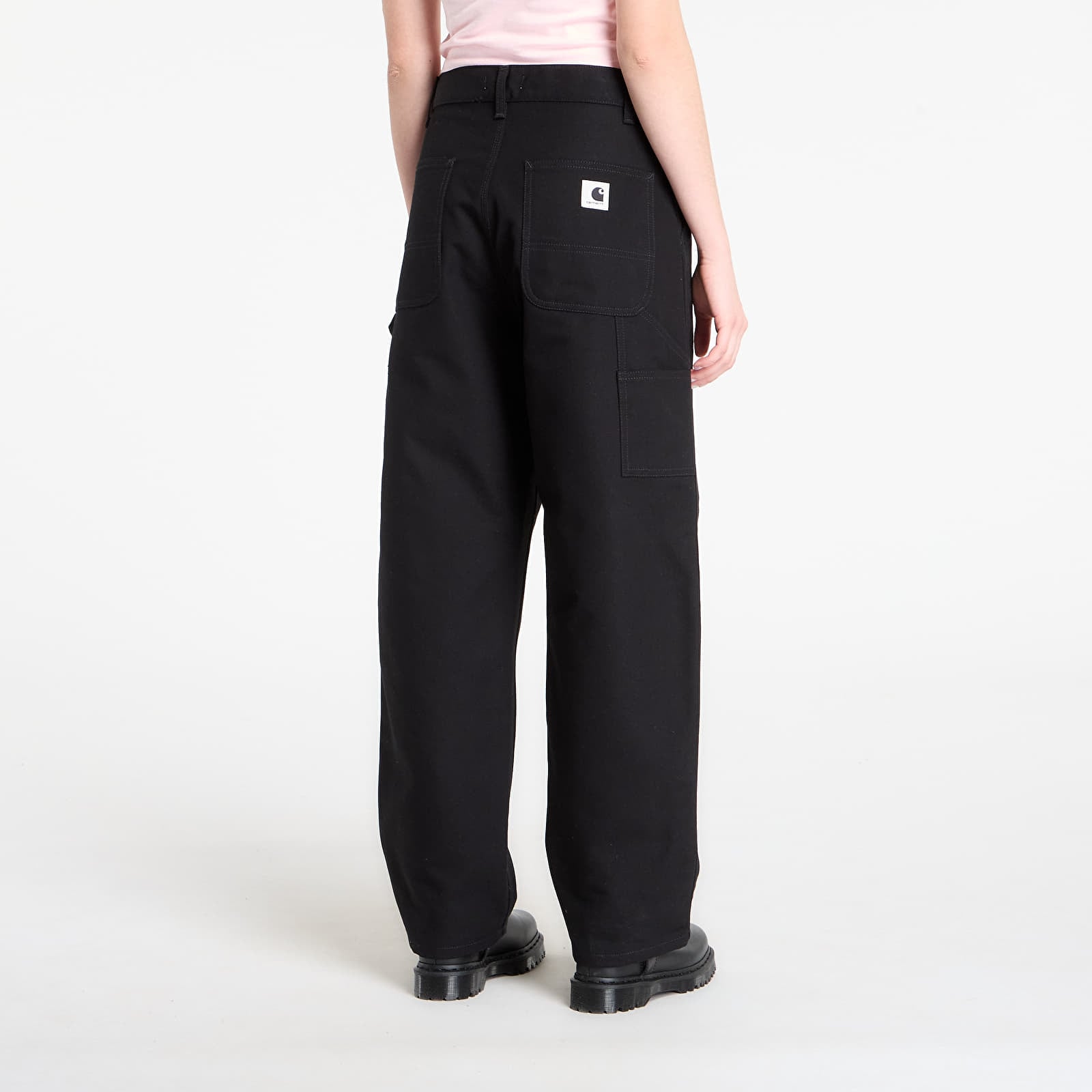Ženske hlače Carhartt WIP W' Brandon Single Knee Pant Black
