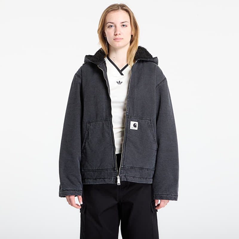 Jacket Carhartt WIP W' Hooded Mitch Jacket Black