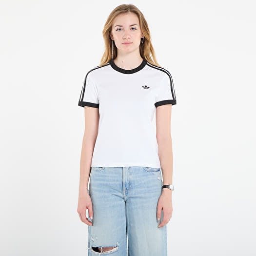 Tričko adidas 3S Tee Slim White/ Black