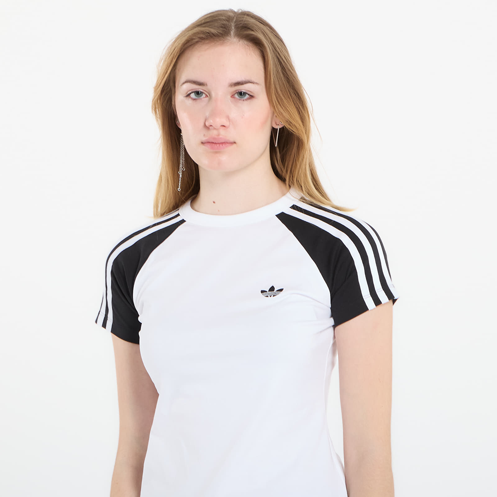 Dámske tričká adidas Sst Tee White/ Black/ White