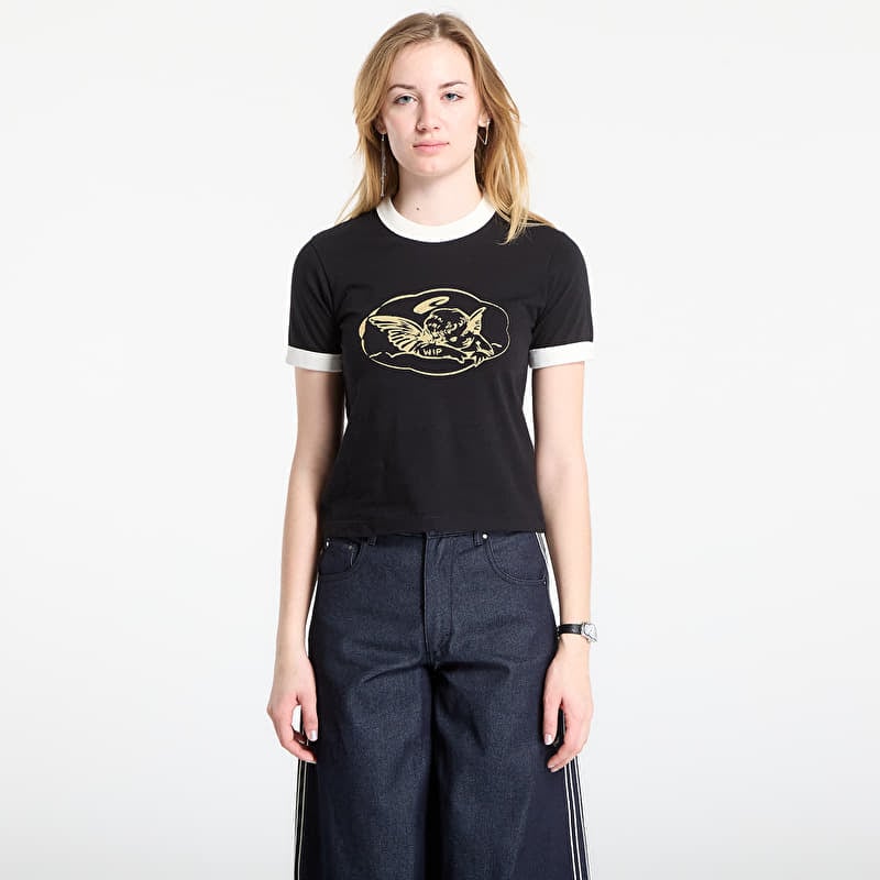 T-shirt Carhartt WIP W' S/S Reminiscing Ringer T-Shirt Black