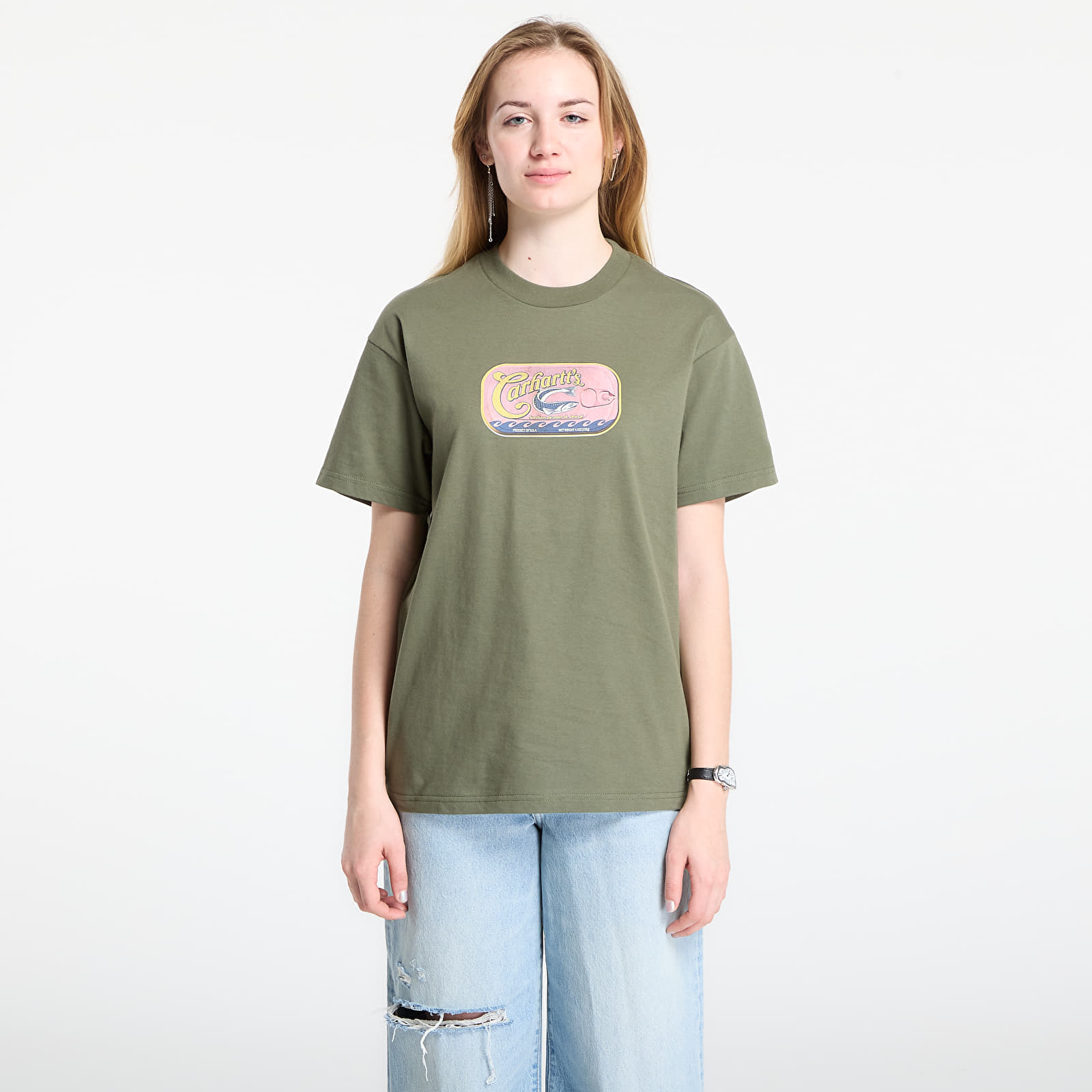 Majice T-shirt Carhartt WIP S/S Sardinas T-Shirt UNISEX Leaf