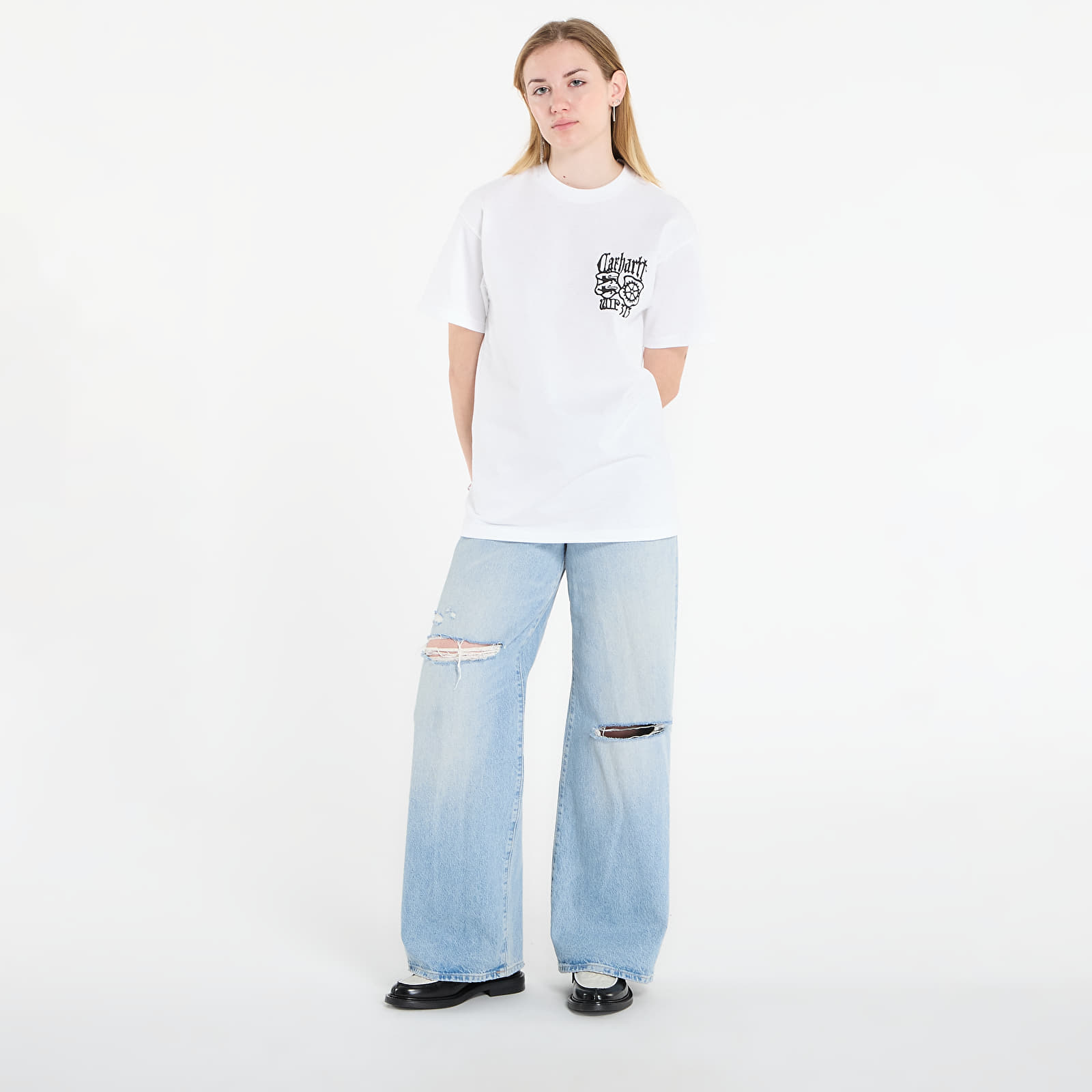 Tricouri  Carhartt WIP S/S Commuting Tales T-Shirt UNISEX White