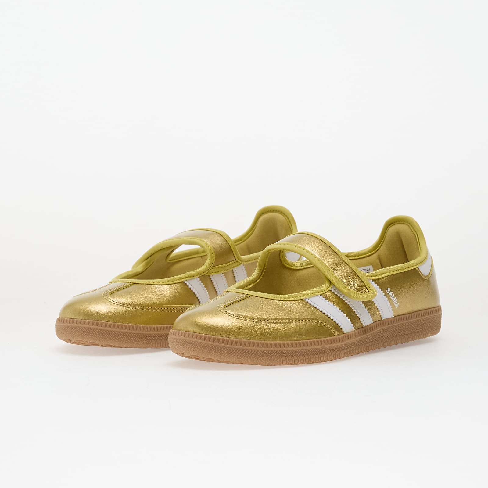 Women's sneakers and shoes adidas Samba Jane W Gold Metallic/ Ftw White/ Gum4
