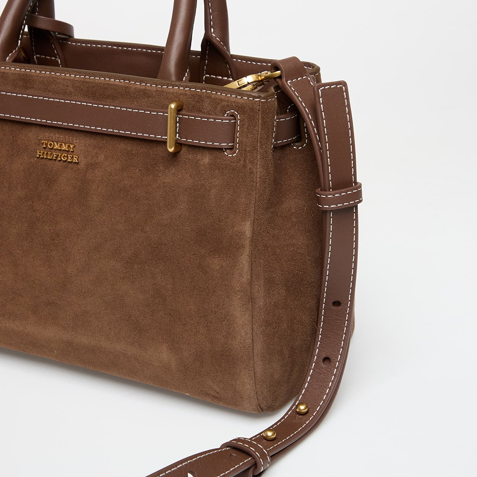 Сумки Tommy Hilfiger American Icon Mini Tote Suede Le Legacy Brown