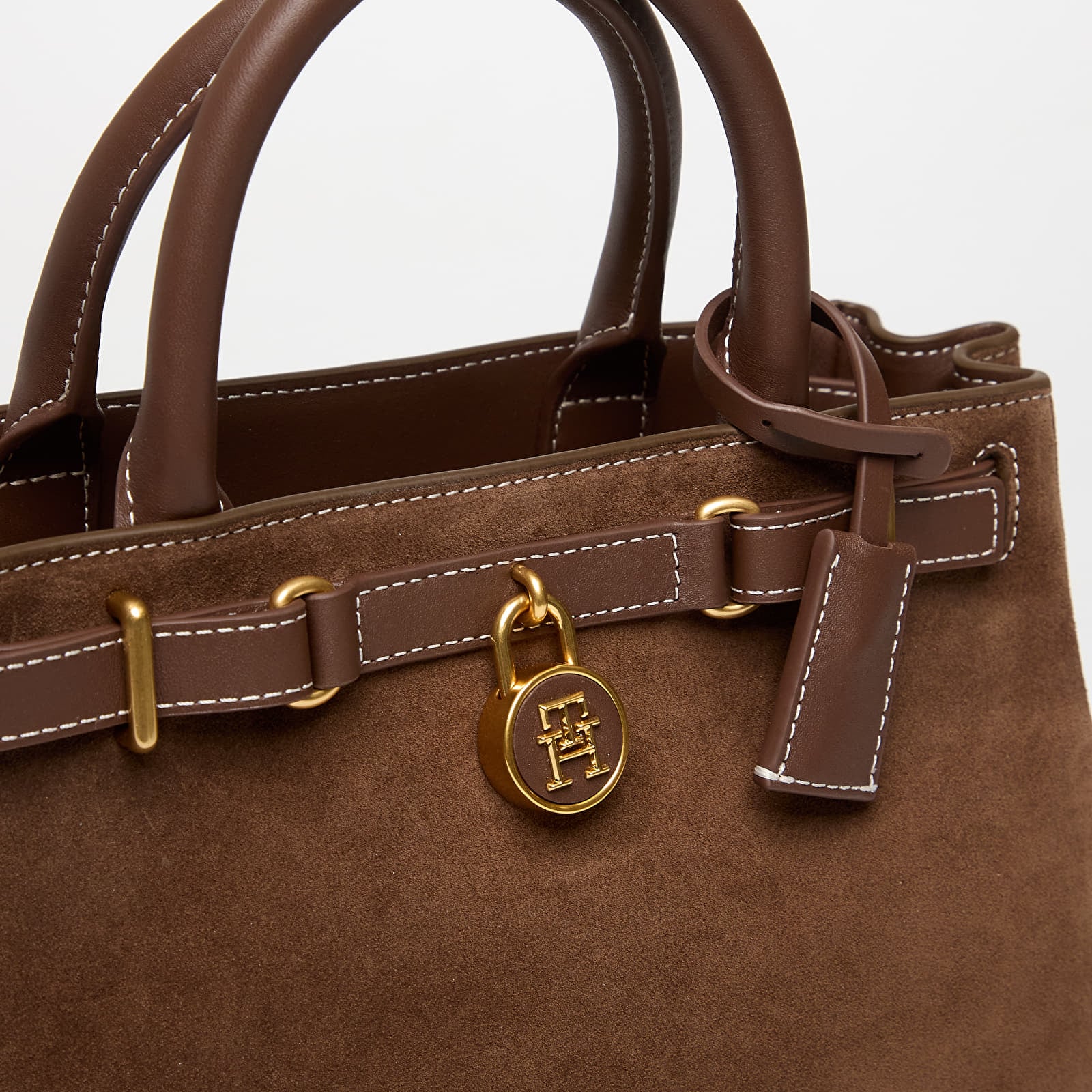 Сумки Tommy Hilfiger American Icon Mini Tote Suede Le Legacy Brown