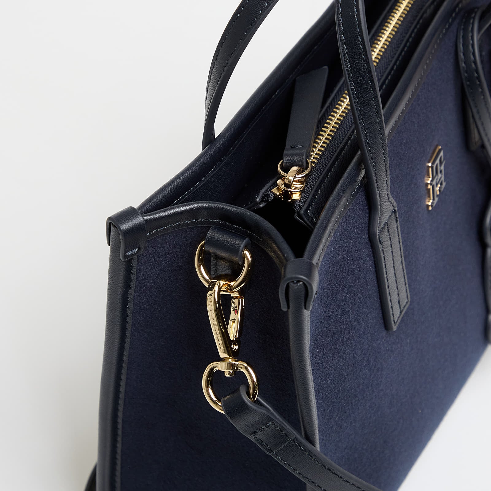 Borse Tommy Hilfiger Th City Small Tote Melton Space Blue