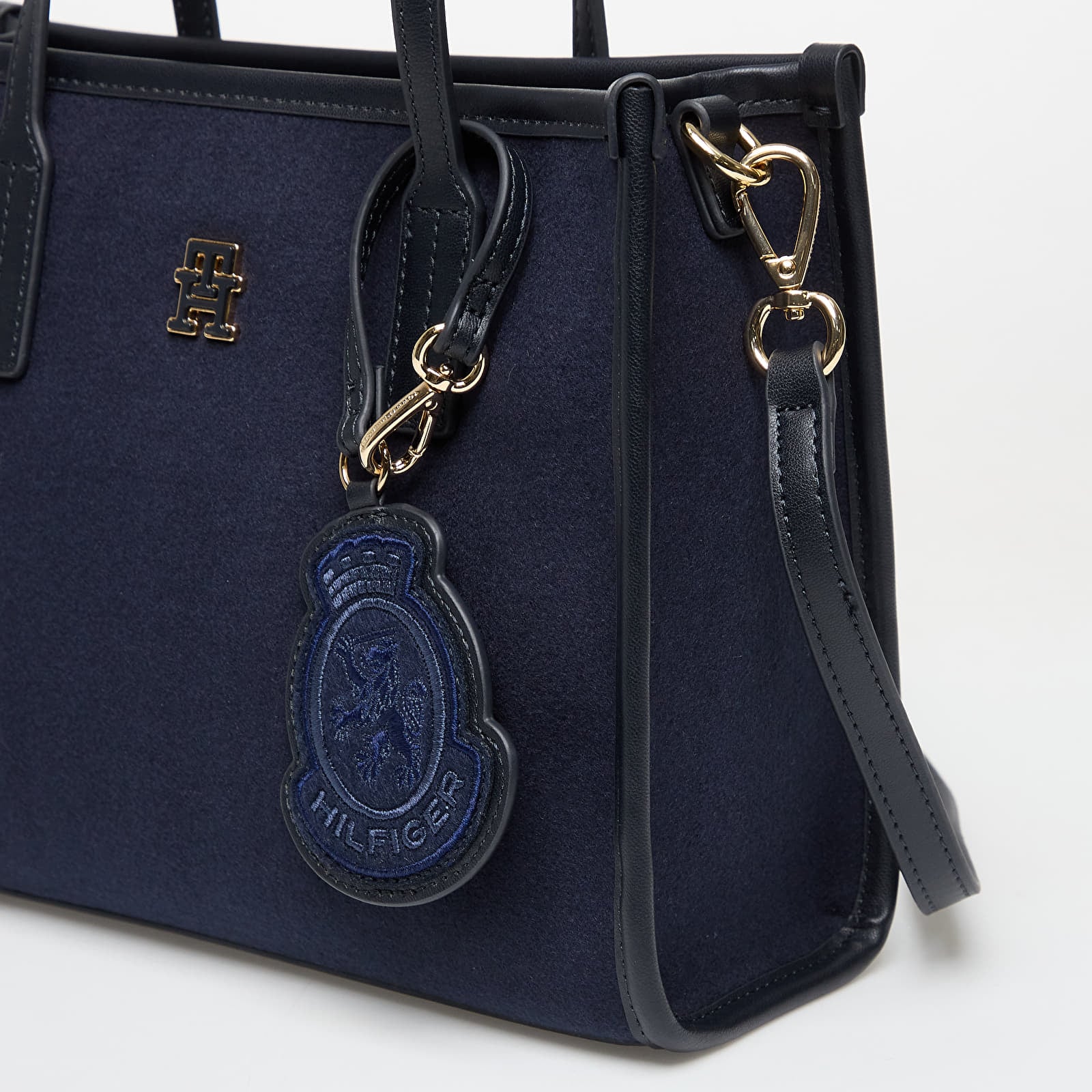 Borse Tommy Hilfiger Th City Small Tote Melton Space Blue