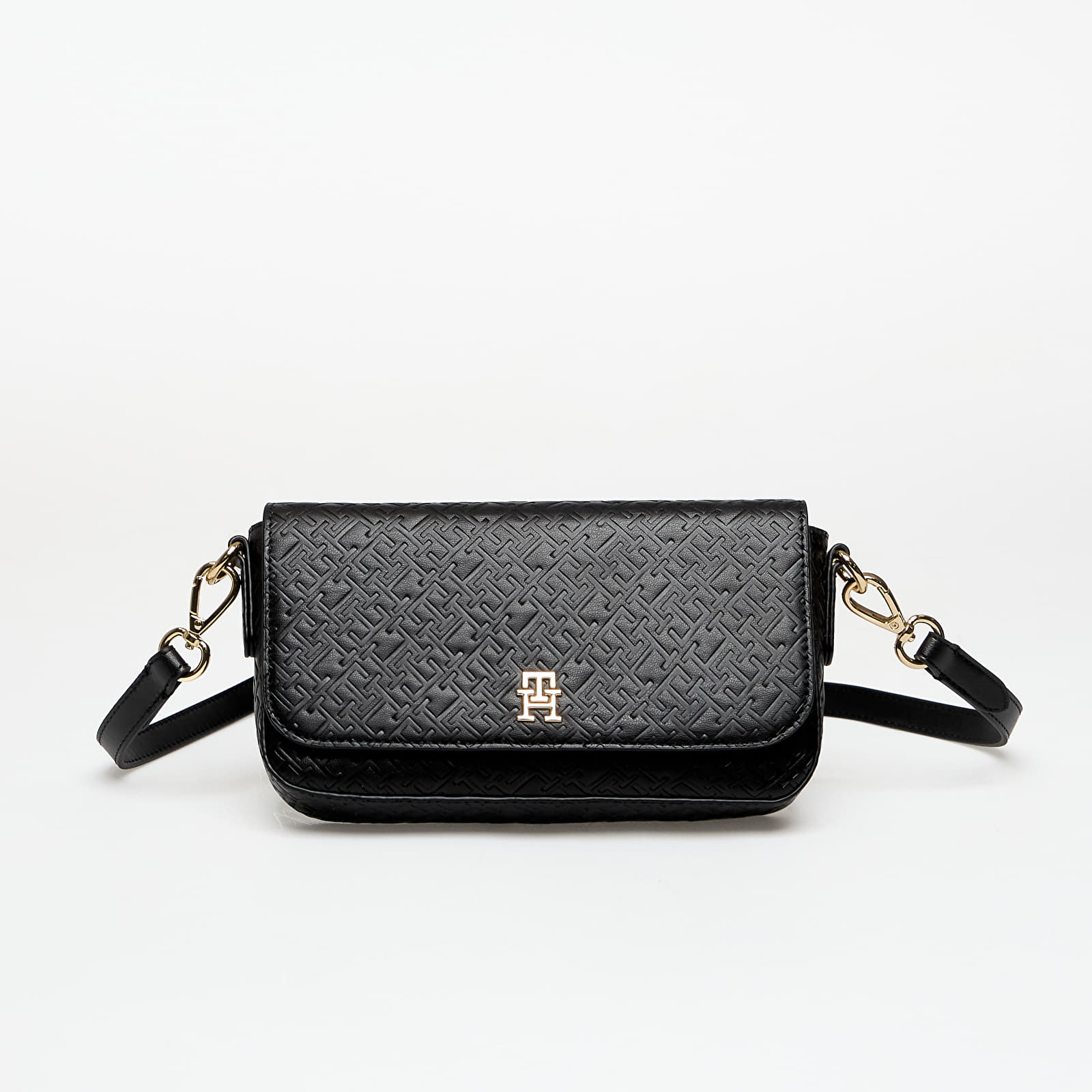 Käsilaukut Tommy Hilfiger Th Icon Conv Crossover Mono Black